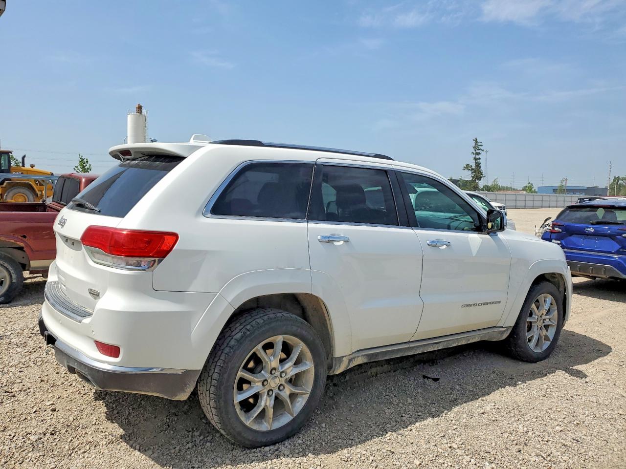 2014 Jeep Grand Cherokee Summit White vin: 1C4RJFJT6EC391838