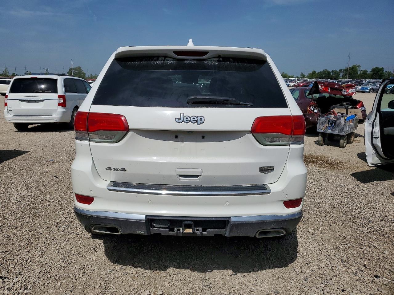 2014 Jeep Grand Cherokee Summit White vin: 1C4RJFJT6EC391838