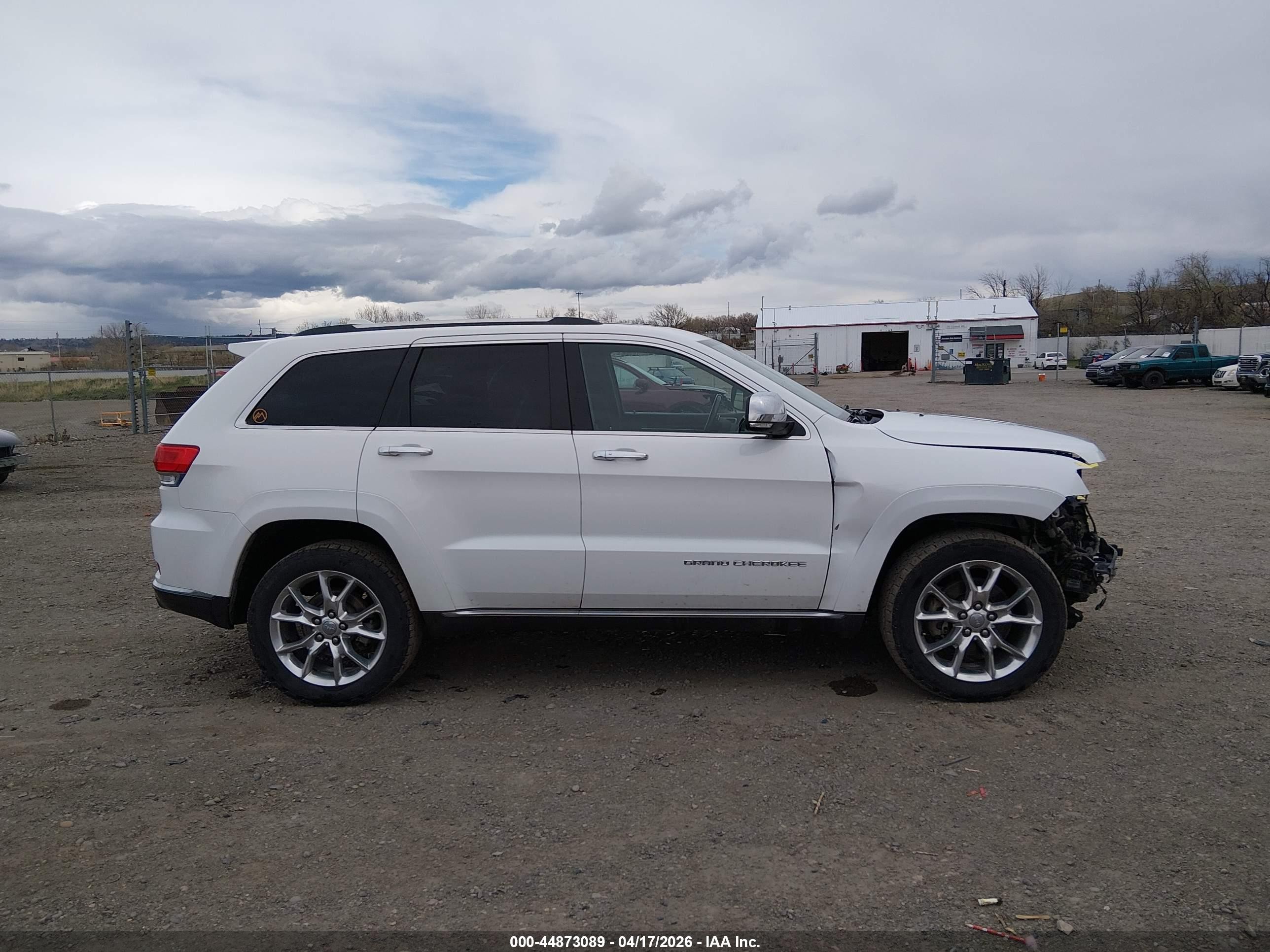 2014 Jeep Grand Cherokee Summit White vin: 1C4RJFJT7EC252723
