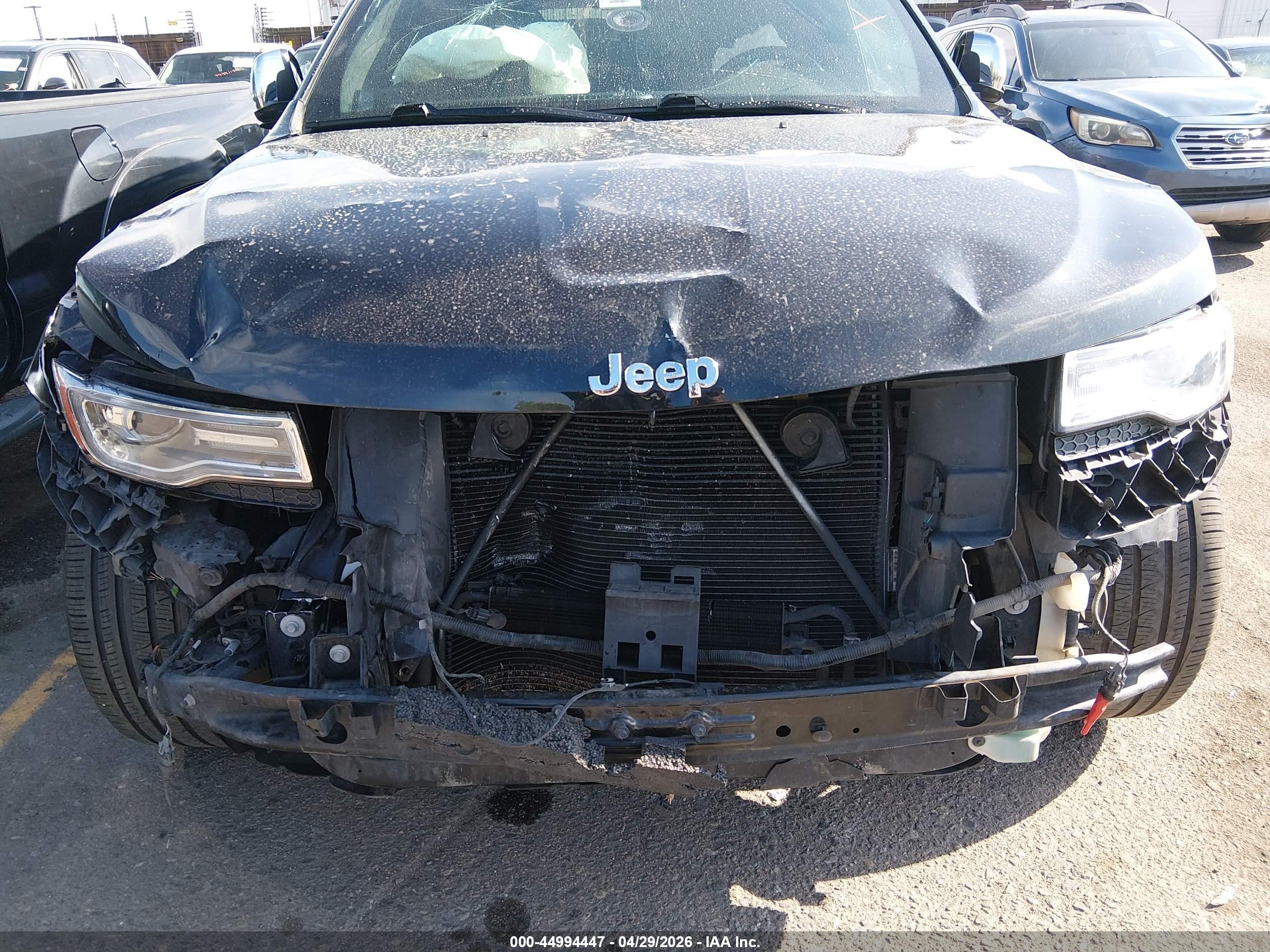 2014 Jeep Grand Cherokee Summit Black vin: 1C4RJFJT7EC480723