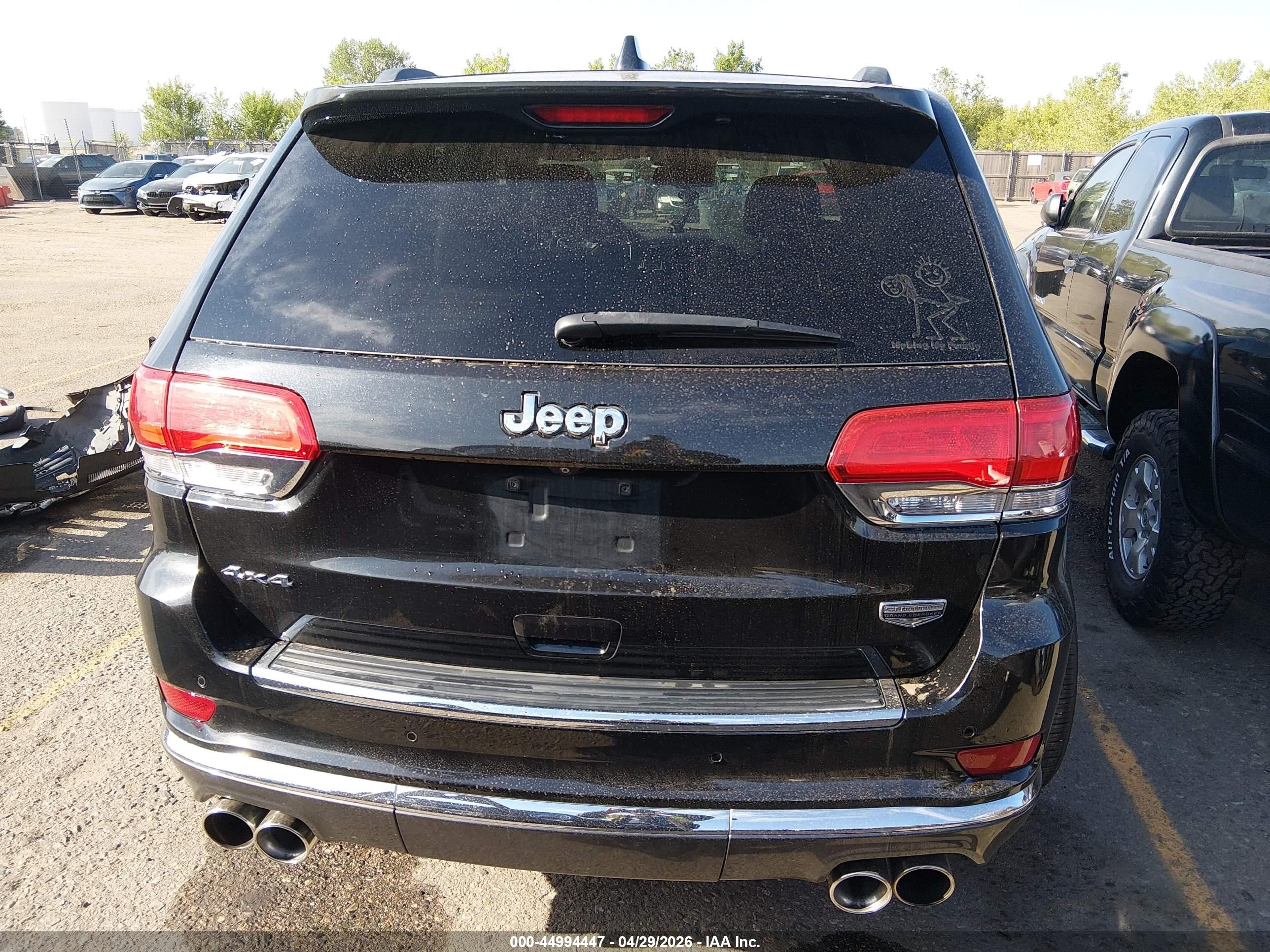 2014 Jeep Grand Cherokee Summit Black vin: 1C4RJFJT7EC480723