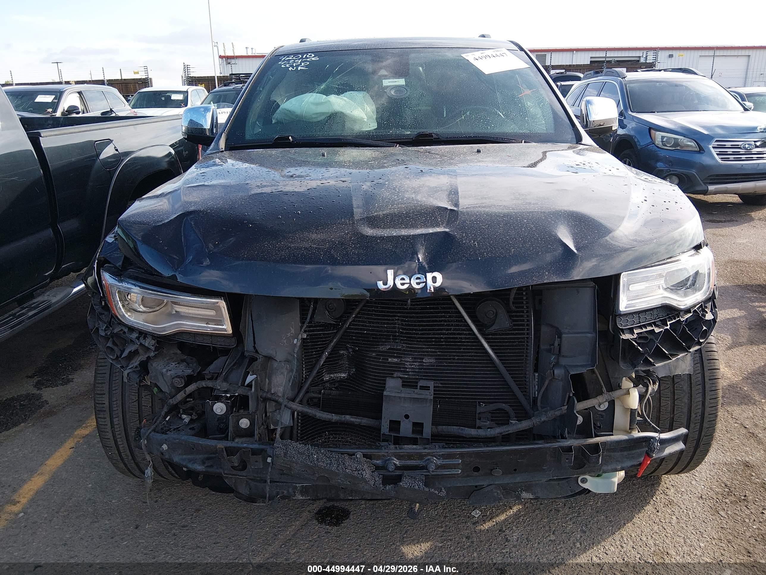 2014 Jeep Grand Cherokee Summit Black vin: 1C4RJFJT7EC480723