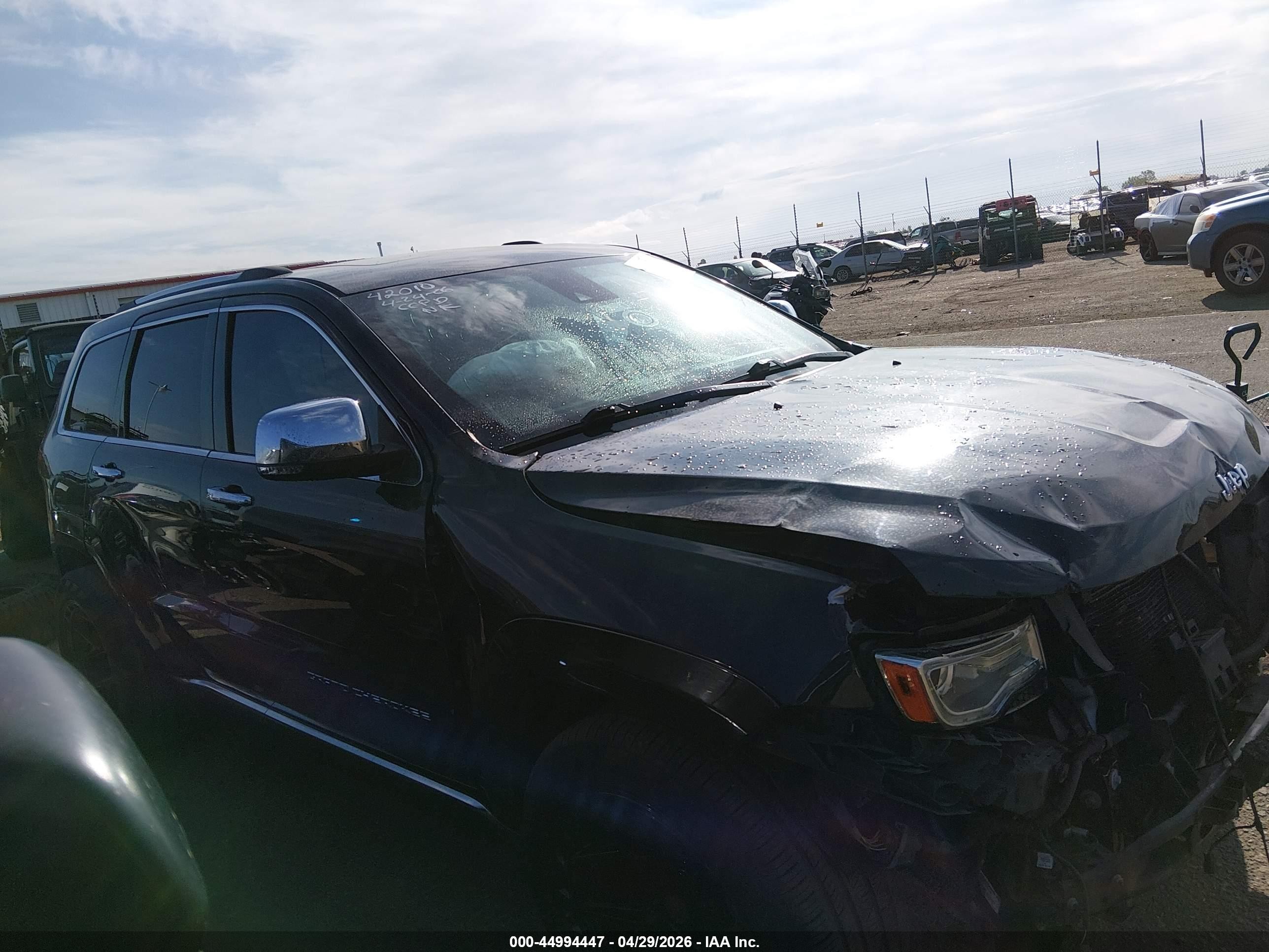 2014 Jeep Grand Cherokee Summit Black vin: 1C4RJFJT7EC480723