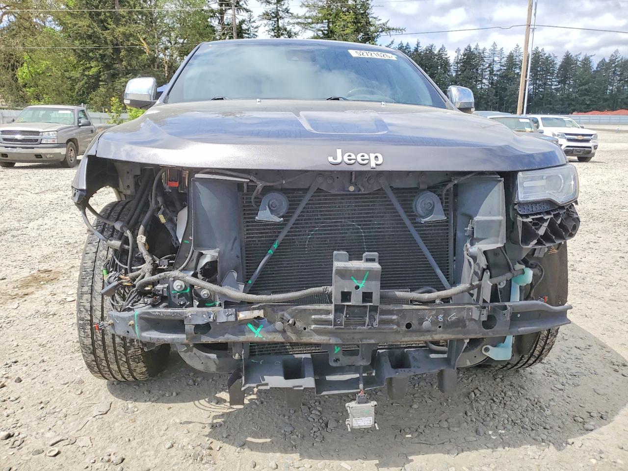2014 Jeep Grand Cherokee Summit Gray vin: 1C4RJFJT8EC268686