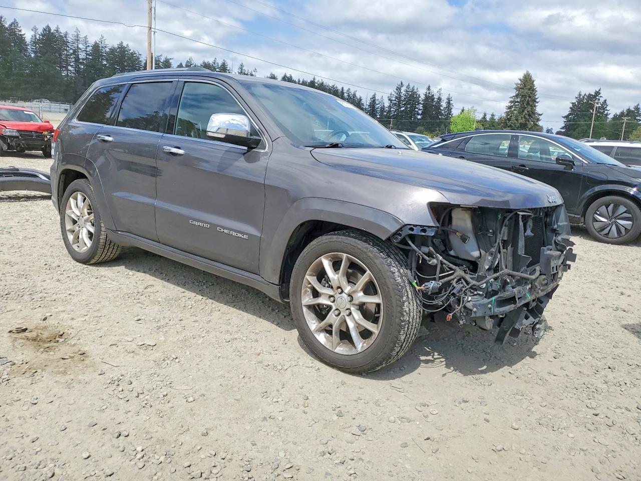 2014 Jeep Grand Cherokee Summit Gray vin: 1C4RJFJT8EC268686