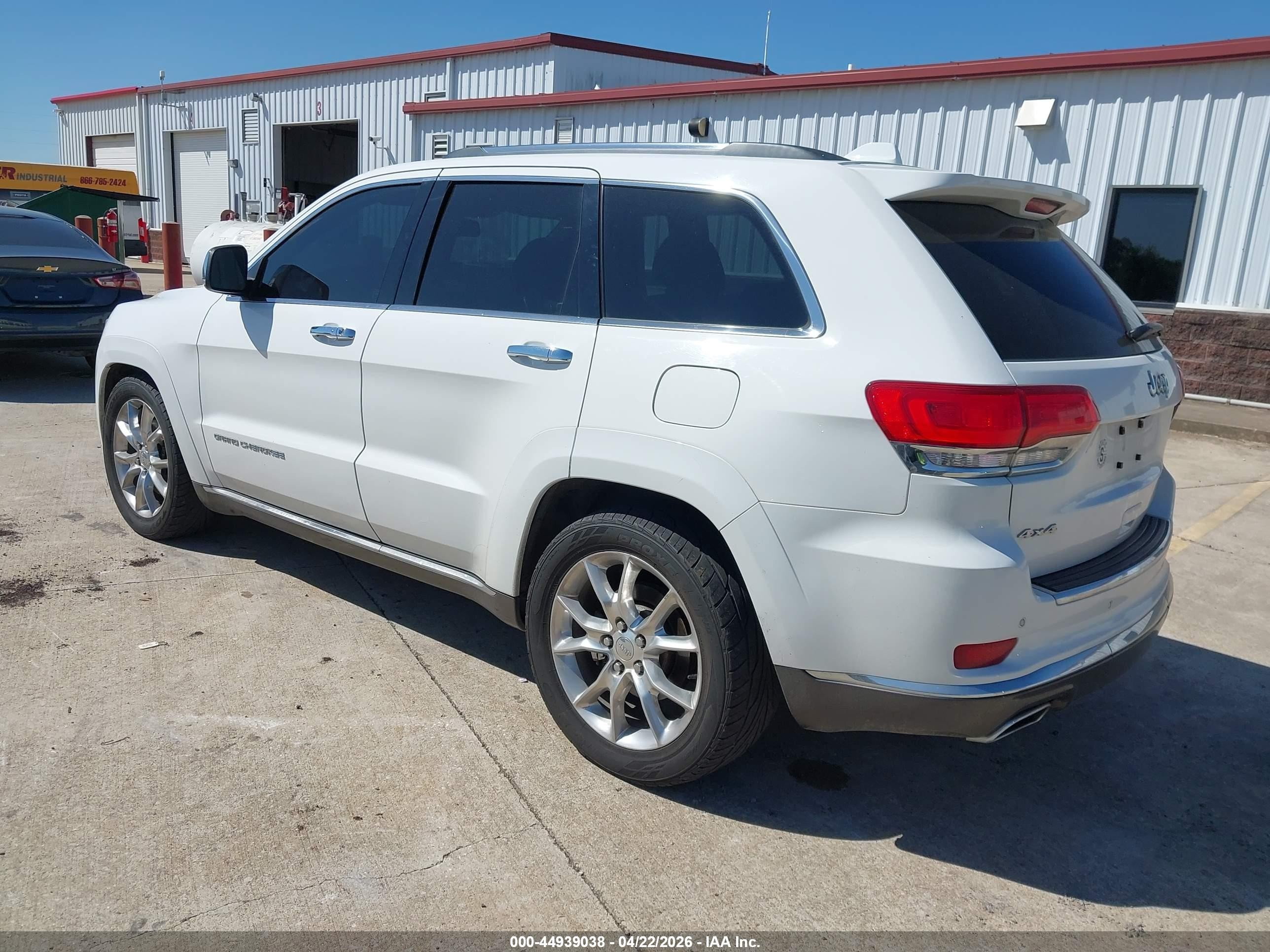 2014 Jeep Grand Cherokee Summit Белый vin: 1C4RJFJT8EC508979