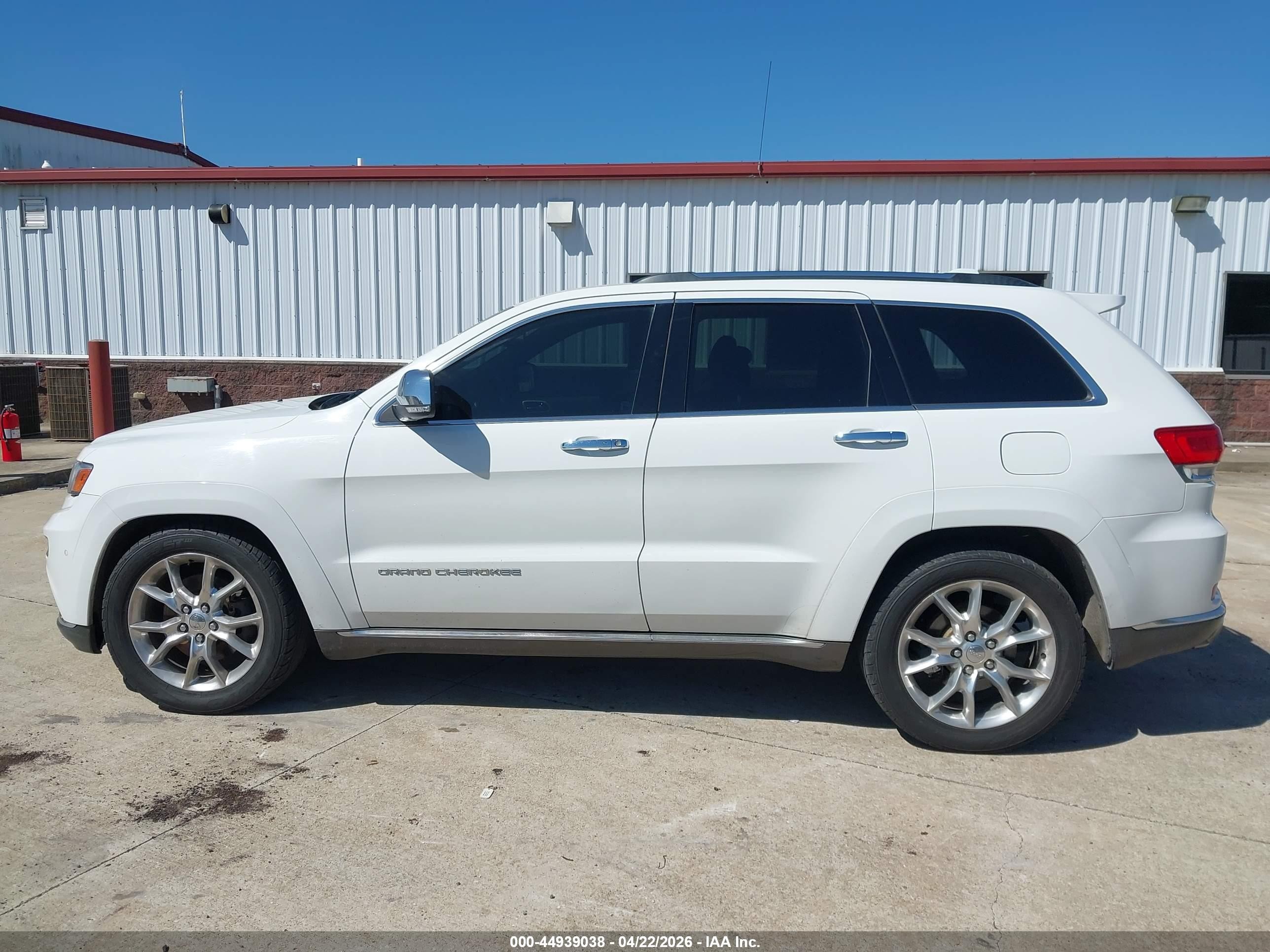 2014 Jeep Grand Cherokee Summit Белый vin: 1C4RJFJT8EC508979
