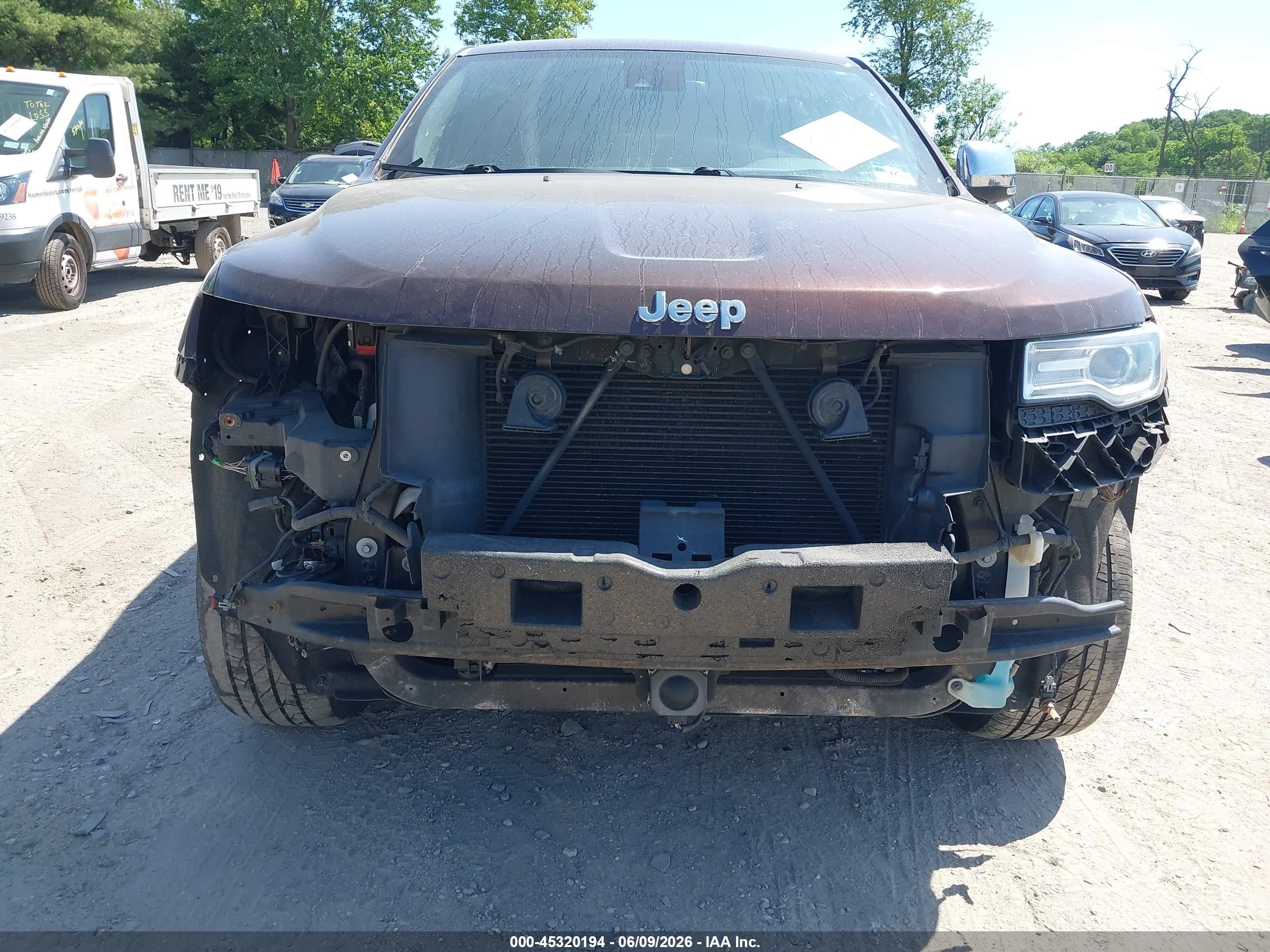 2014 Jeep Grand Cherokee Summit Brown vin: 1C4RJFJT8EC557082