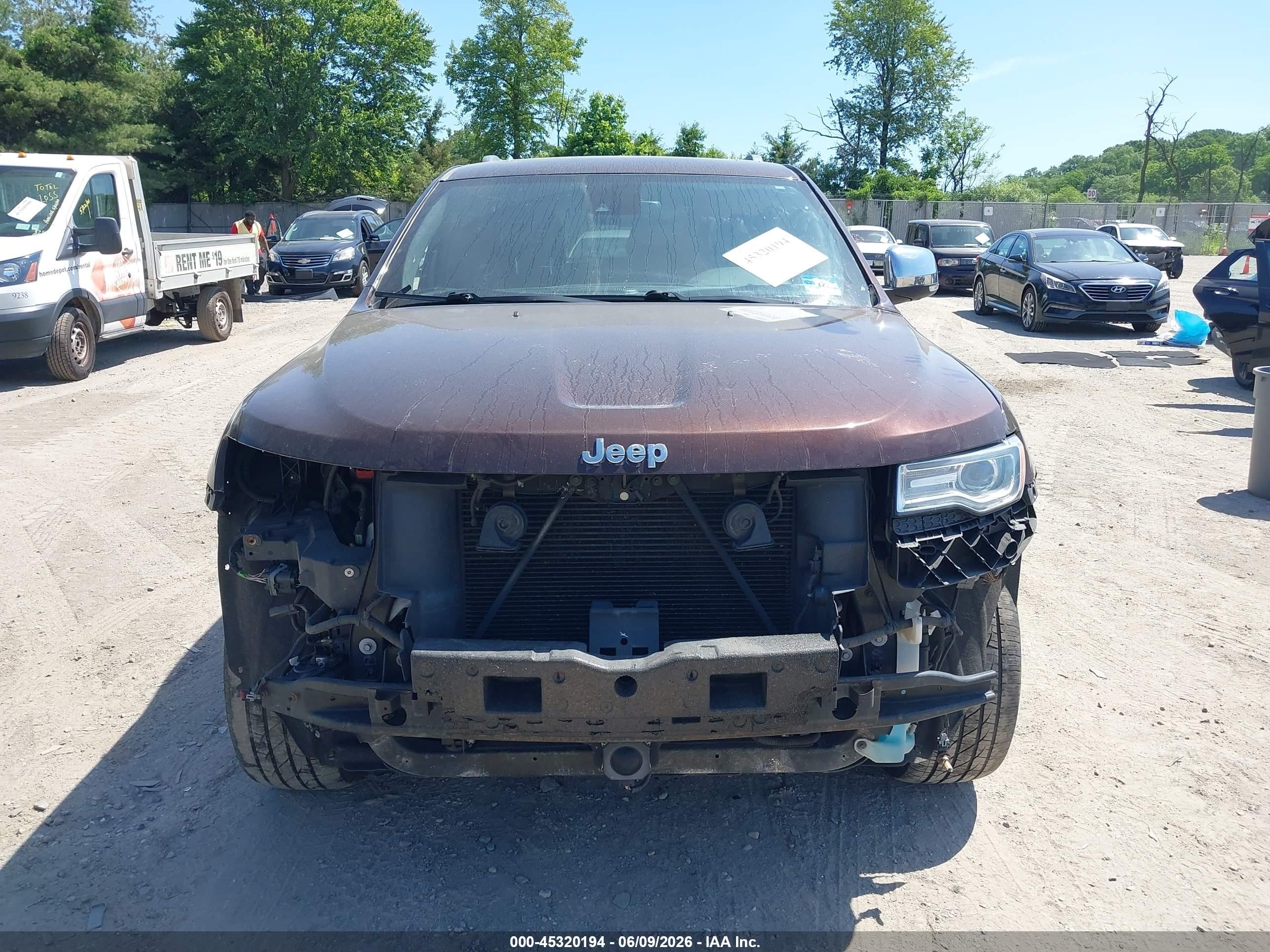 2014 Jeep Grand Cherokee Summit Brown vin: 1C4RJFJT8EC557082