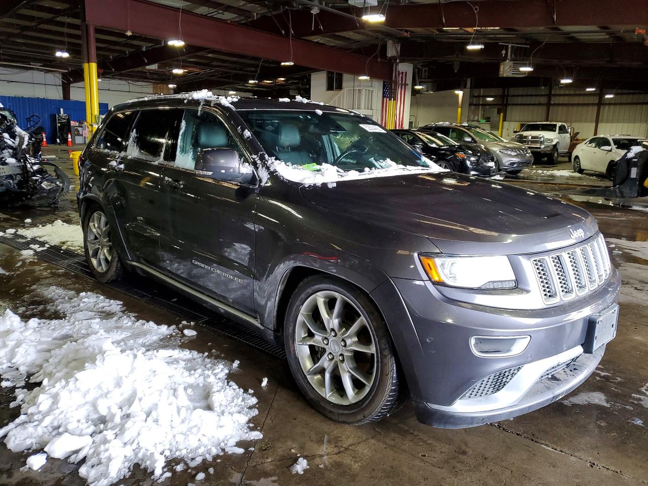 2015 Jeep Grand Cherokee Summit Gray vin: 1C4RJFJT8FC197877