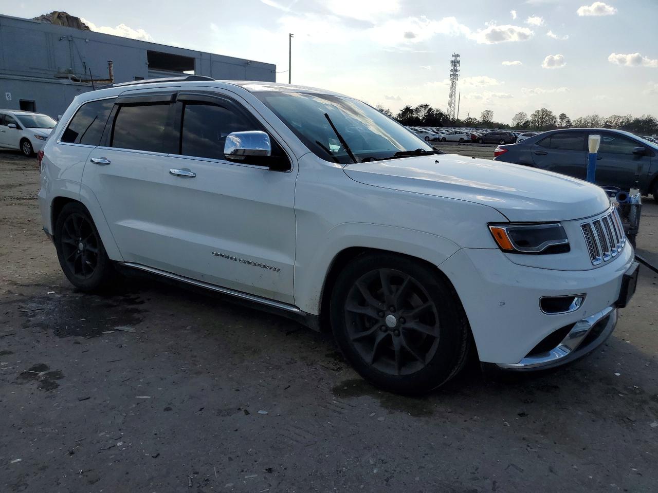 2015 Jeep Grand Cherokee Summit White vin: 1C4RJFJTXFC129662