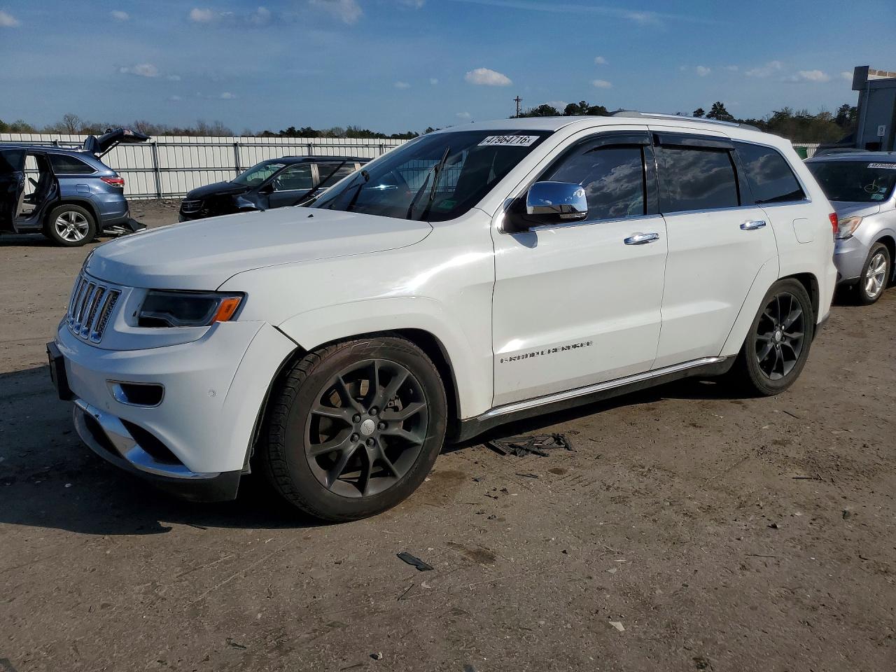 2015 Jeep Grand Cherokee Summit White vin: 1C4RJFJTXFC129662