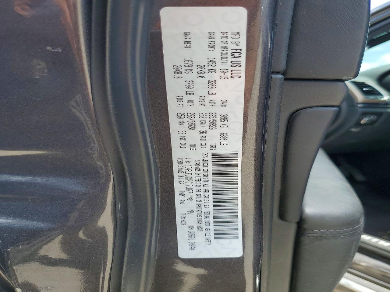 2015 Jeep Grand Cherokee Summit Charcoal vin: 1C4RJFJTXFC171877