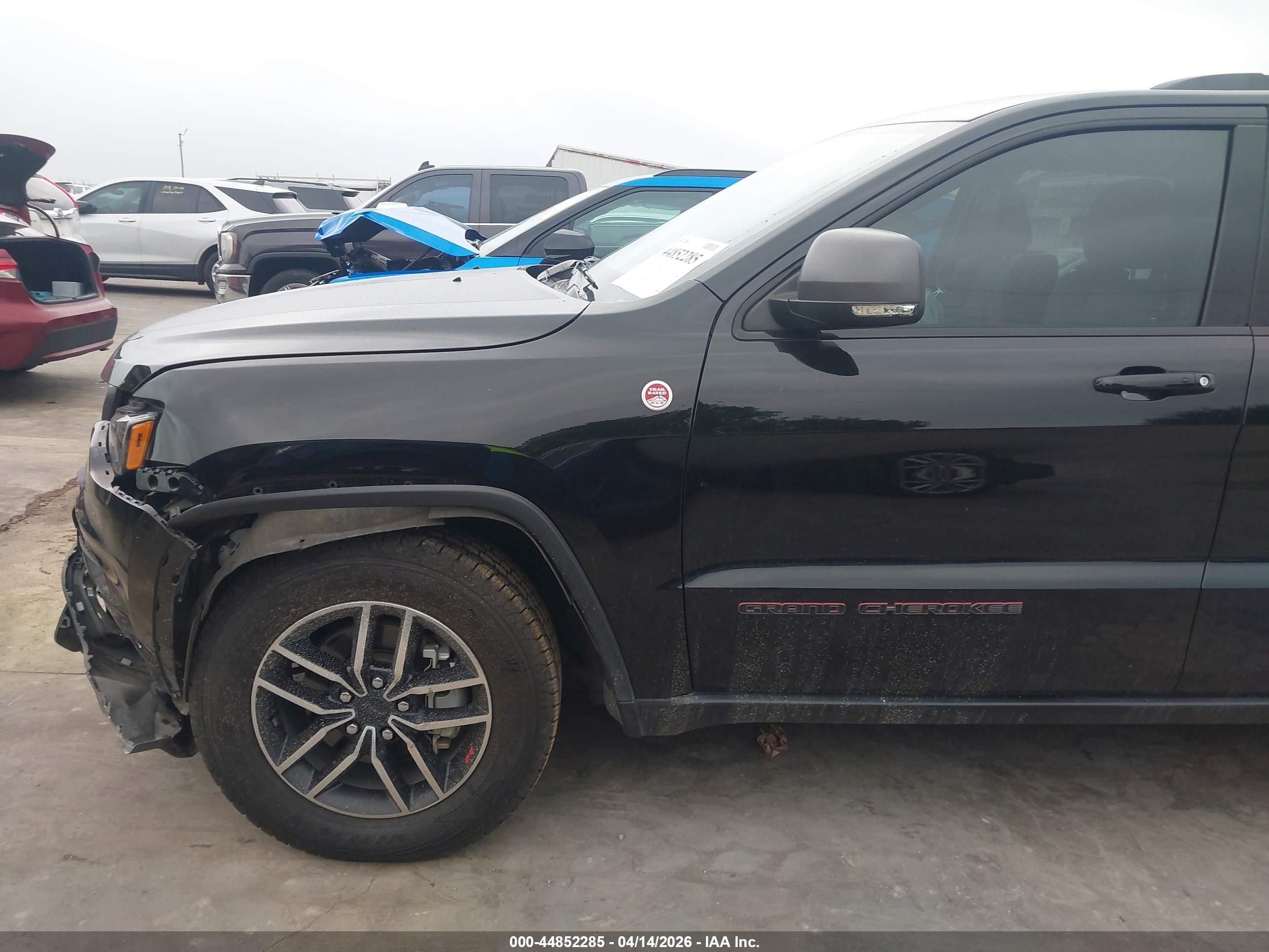 2019 Jeep Grand Cherokee Trailhawk 4x4 Black vin: 1C4RJFLG1KC577167