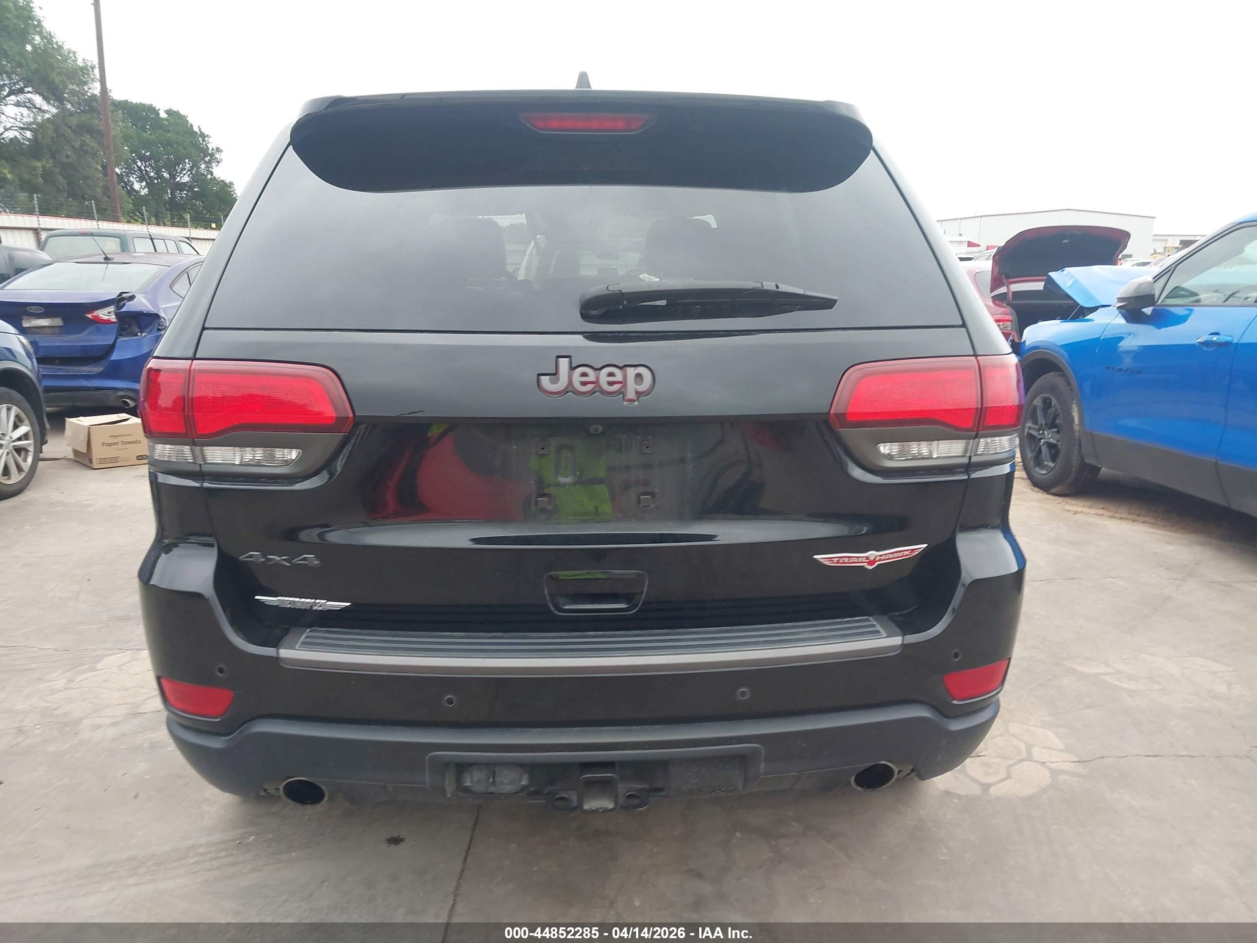 2019 Jeep Grand Cherokee Trailhawk 4x4 Black vin: 1C4RJFLG1KC577167