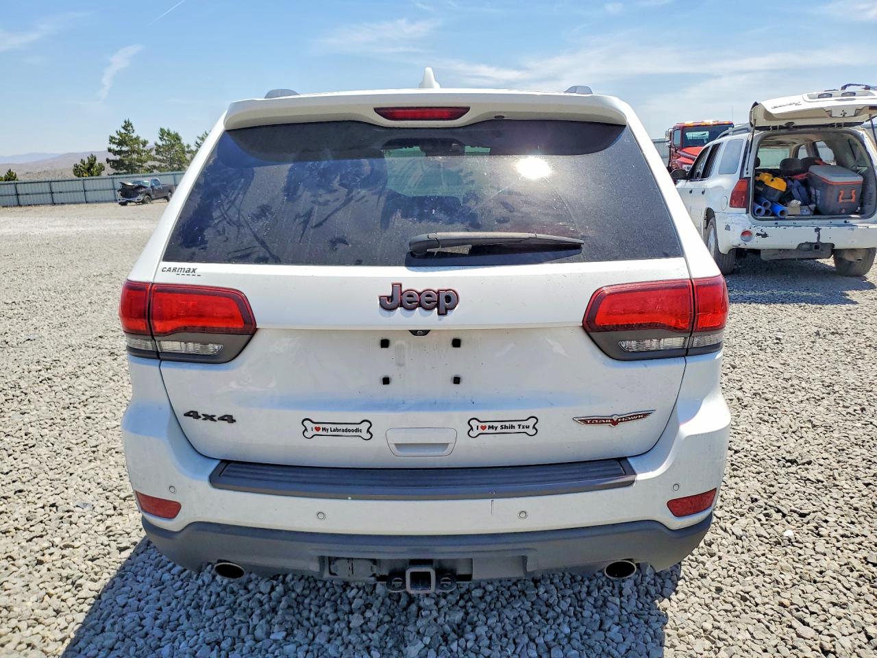 2018 Jeep Grand Cherokee Trailhawk White vin: 1C4RJFLG2JC142818