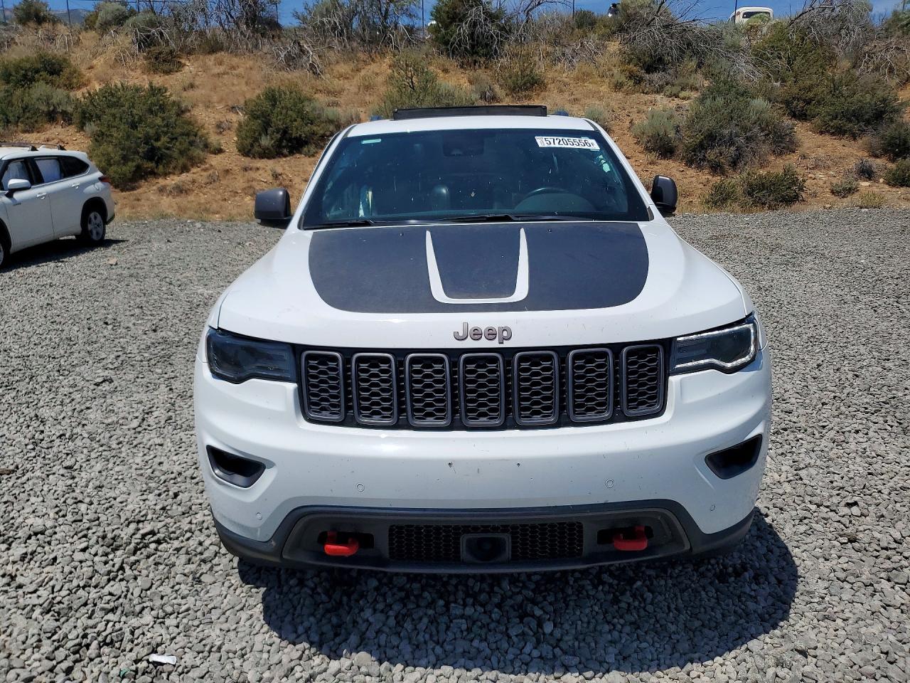 2018 Jeep Grand Cherokee Trailhawk White vin: 1C4RJFLG2JC142818