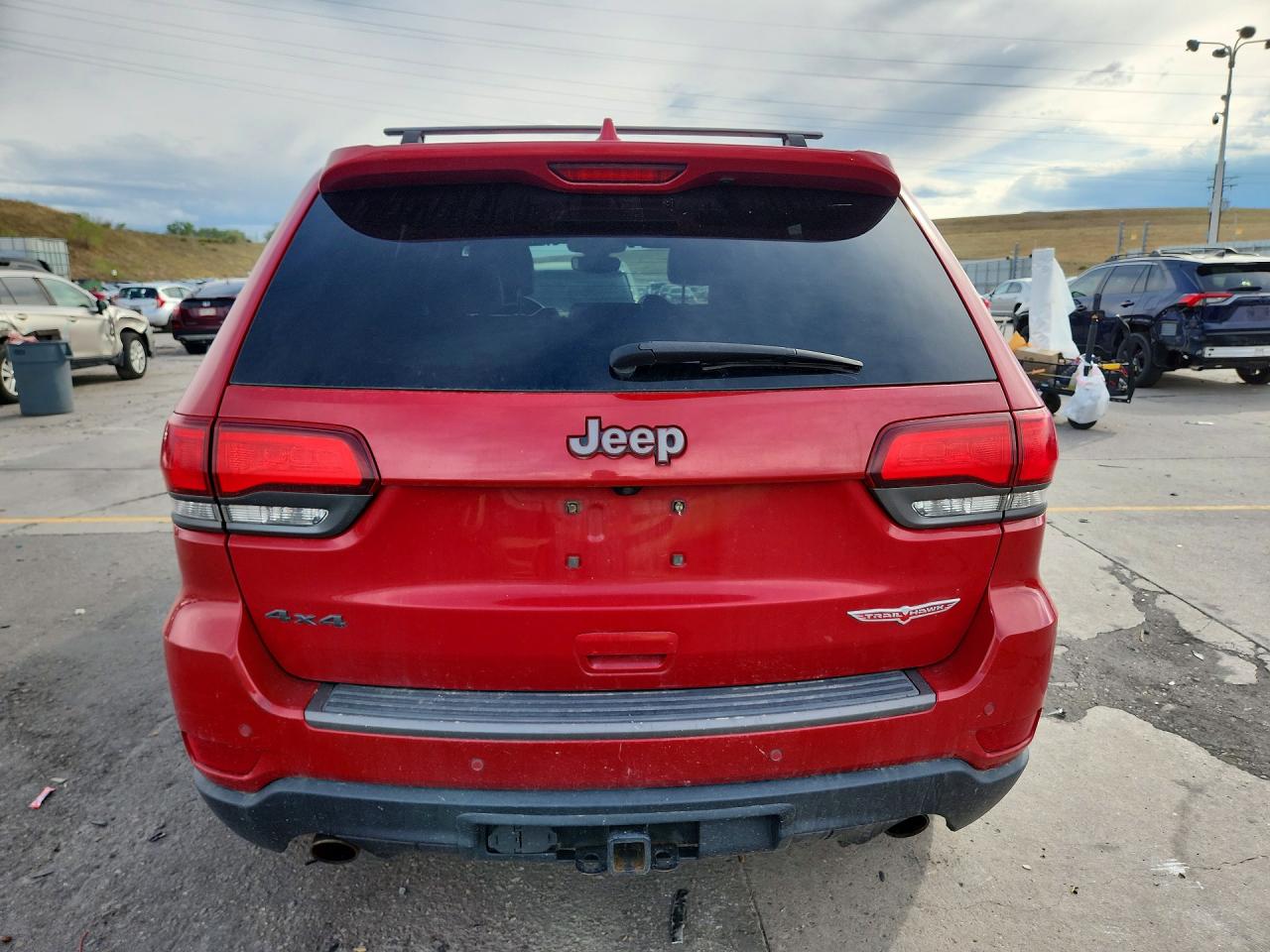 2017 Jeep Grand Cherokee Trailhawk Red vin: 1C4RJFLG4HC654140