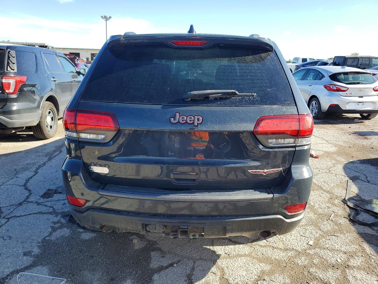2017 Jeep Grand Cherokee Trailhawk Gray vin: 1C4RJFLG4HC914701