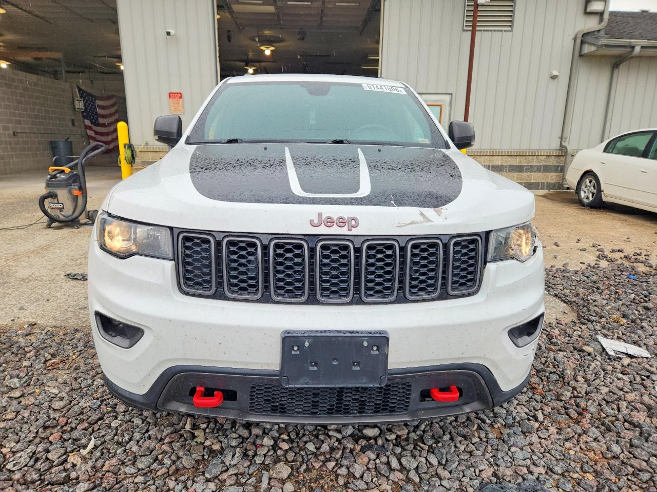 2018 Jeep Grand Cherokee Trailhawk White vin: 1C4RJFLG7JC181601