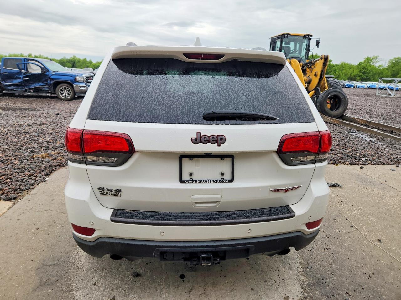 2018 Jeep Grand Cherokee Trailhawk White vin: 1C4RJFLG7JC181601