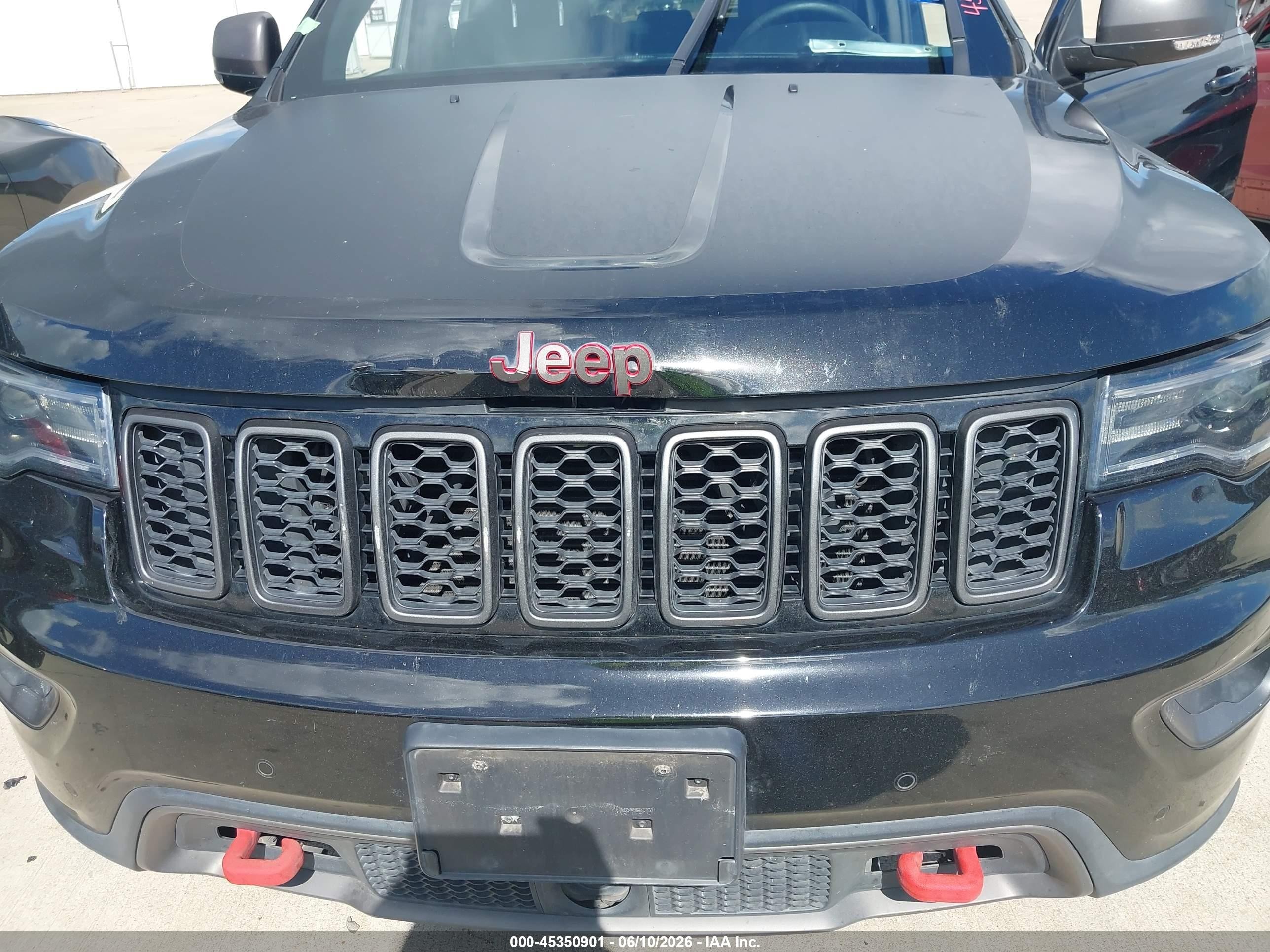 2020 Jeep Grand Cherokee Trailhawk 4x4 Черный vin: 1C4RJFLG8LC207593