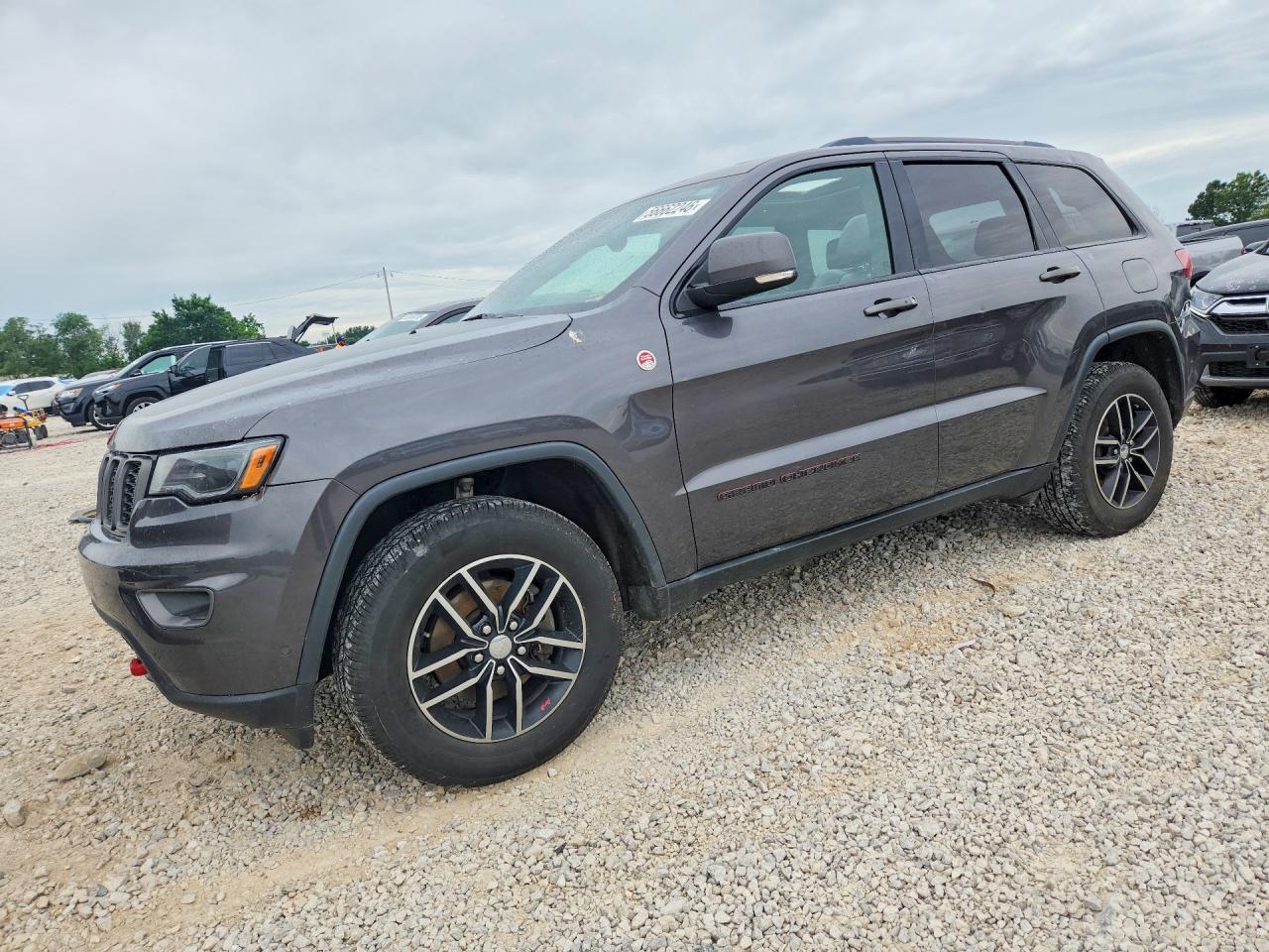 2017 Jeep Grand Cherokee Trailhawk Gray vin: 1C4RJFLGXHC620154