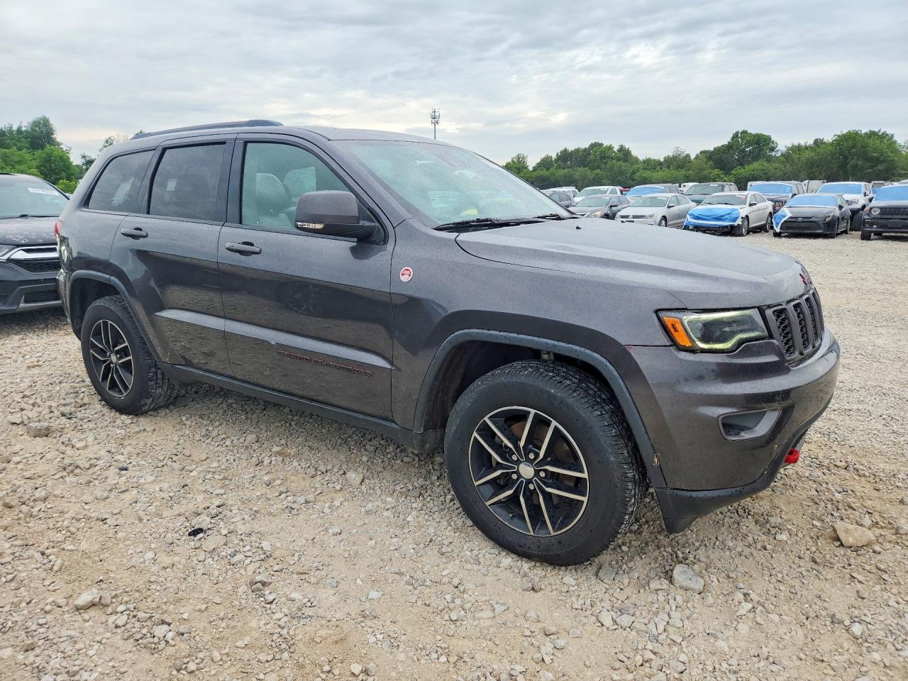 2017 Jeep Grand Cherokee Trailhawk Gray vin: 1C4RJFLGXHC620154