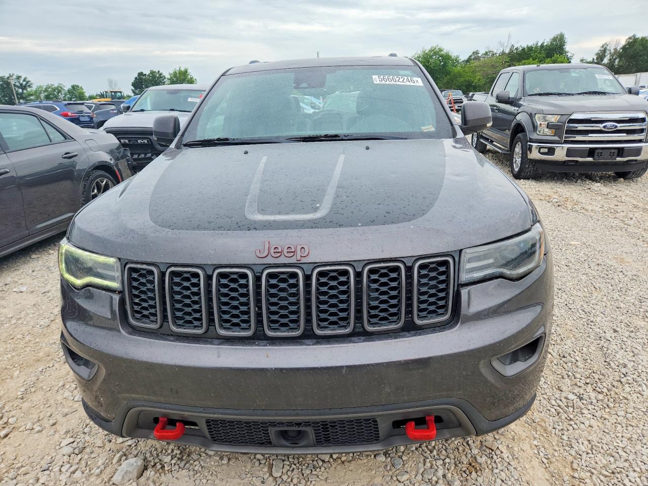 2017 Jeep Grand Cherokee Trailhawk Gray vin: 1C4RJFLGXHC620154