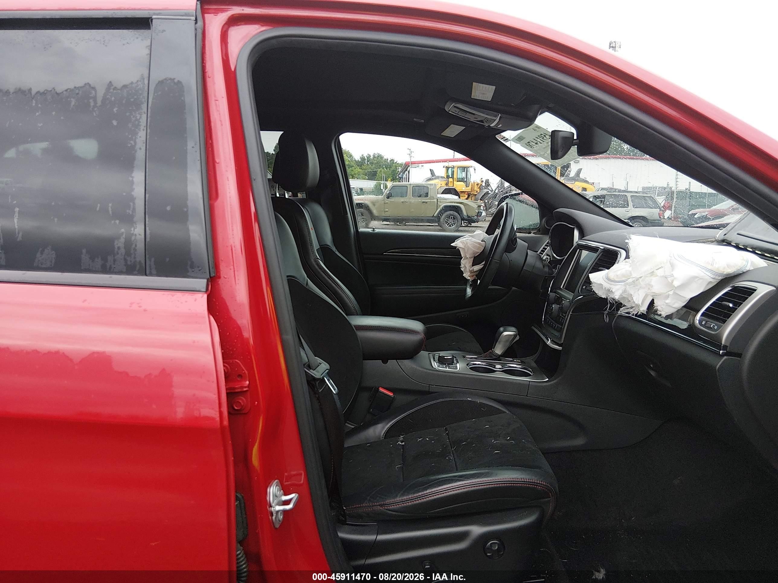 2017 Jeep Grand Cherokee Trailhawk Red vin: 1C4RJFLGXHC790160
