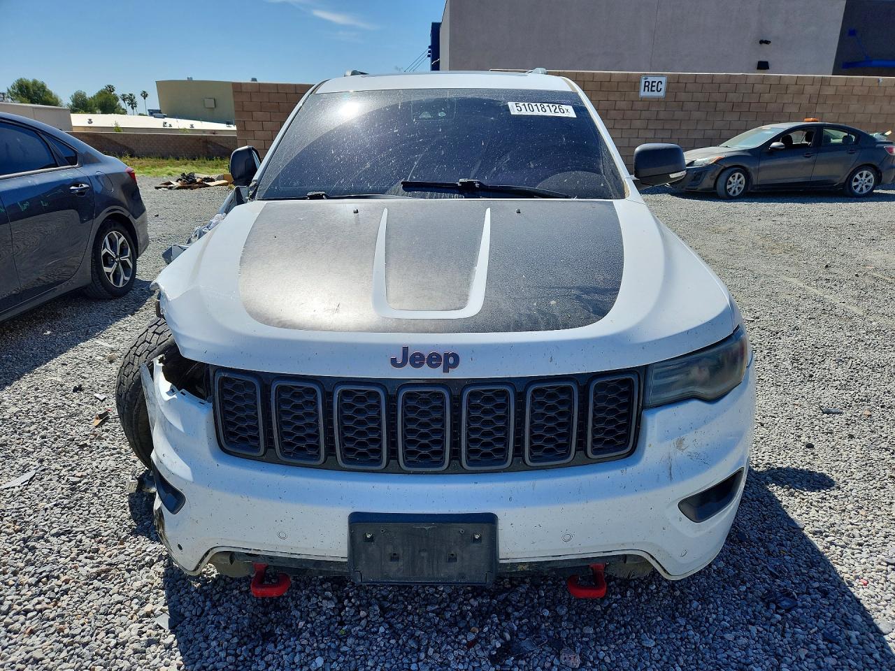 2018 Jeep Grand Cherokee Trailhawk Белый vin: 1C4RJFLT7JC173821