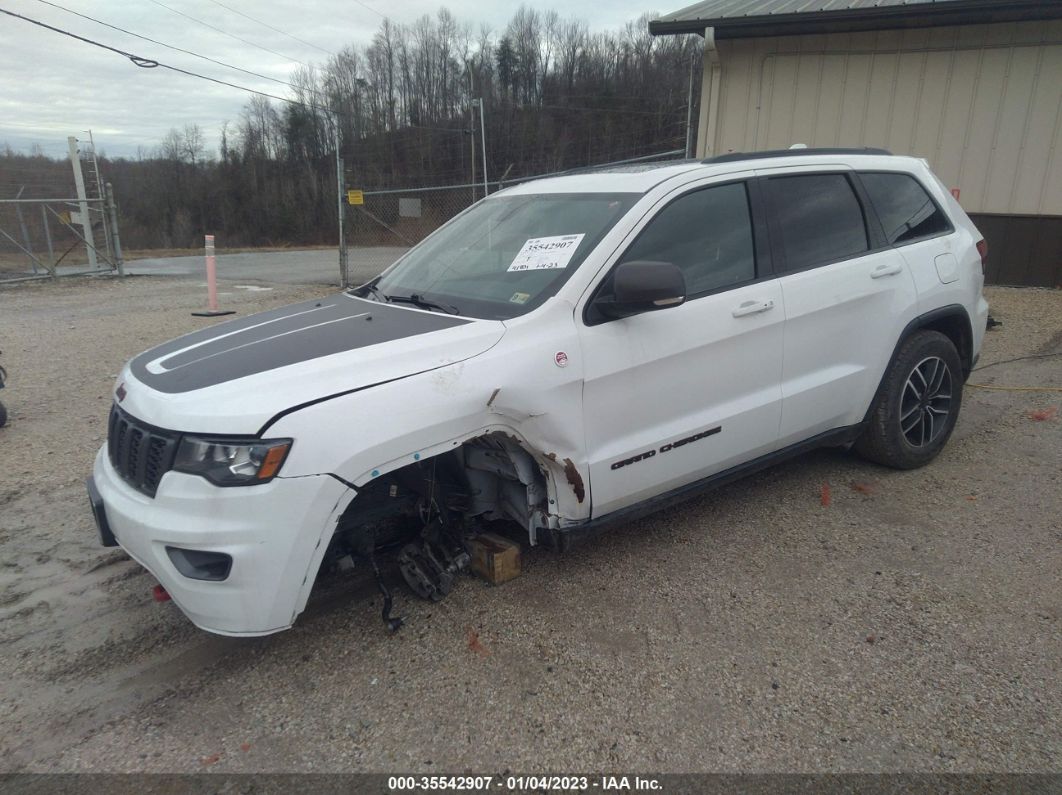 2020 Jeep Grand Cherokee Trailhawk White vin: 1C4RJFLT8LC135761