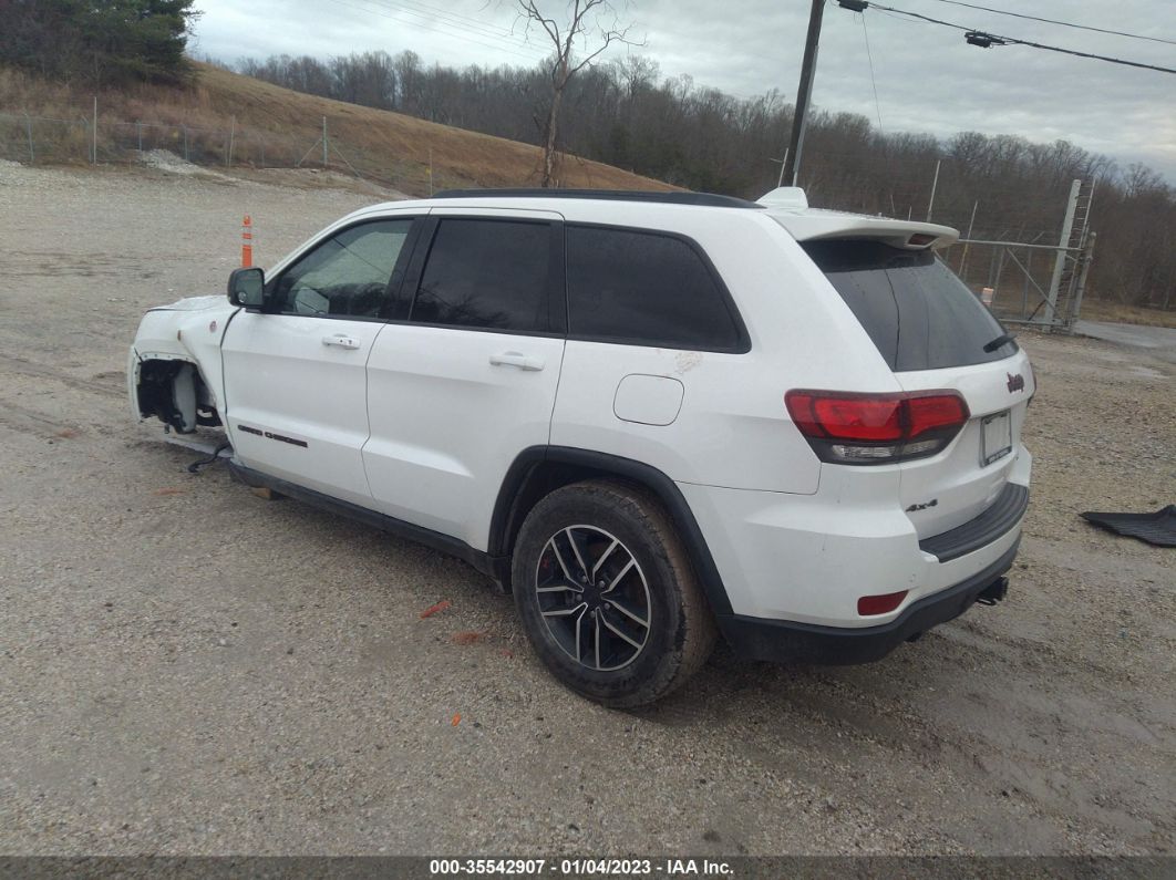 2020 Jeep Grand Cherokee Trailhawk White vin: 1C4RJFLT8LC135761