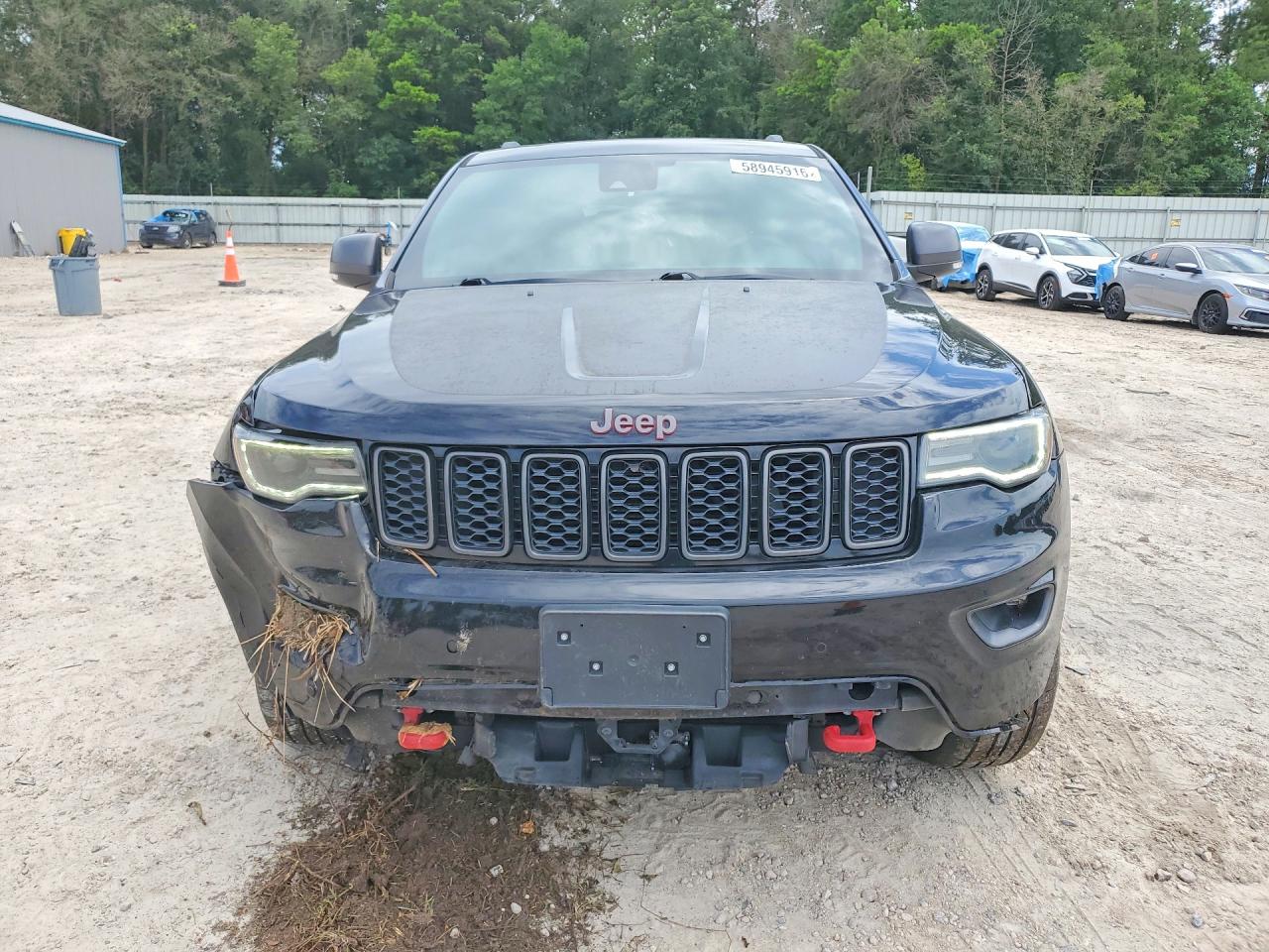 2019 Jeep Grand Cherokee Trailhawk Black vin: 1C4RJFLTXKC683940