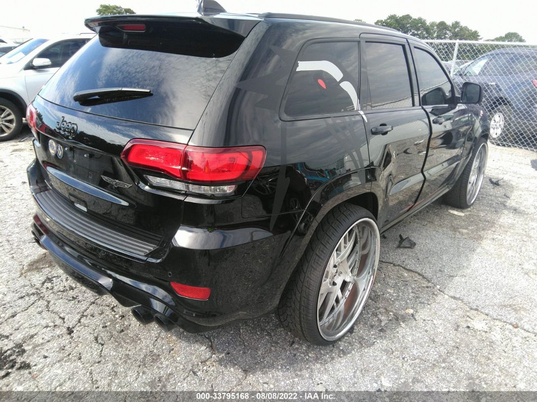 2021 Jeep Grand Cherokee Trackhawk Black vin: 1C4RJFN93MC839823