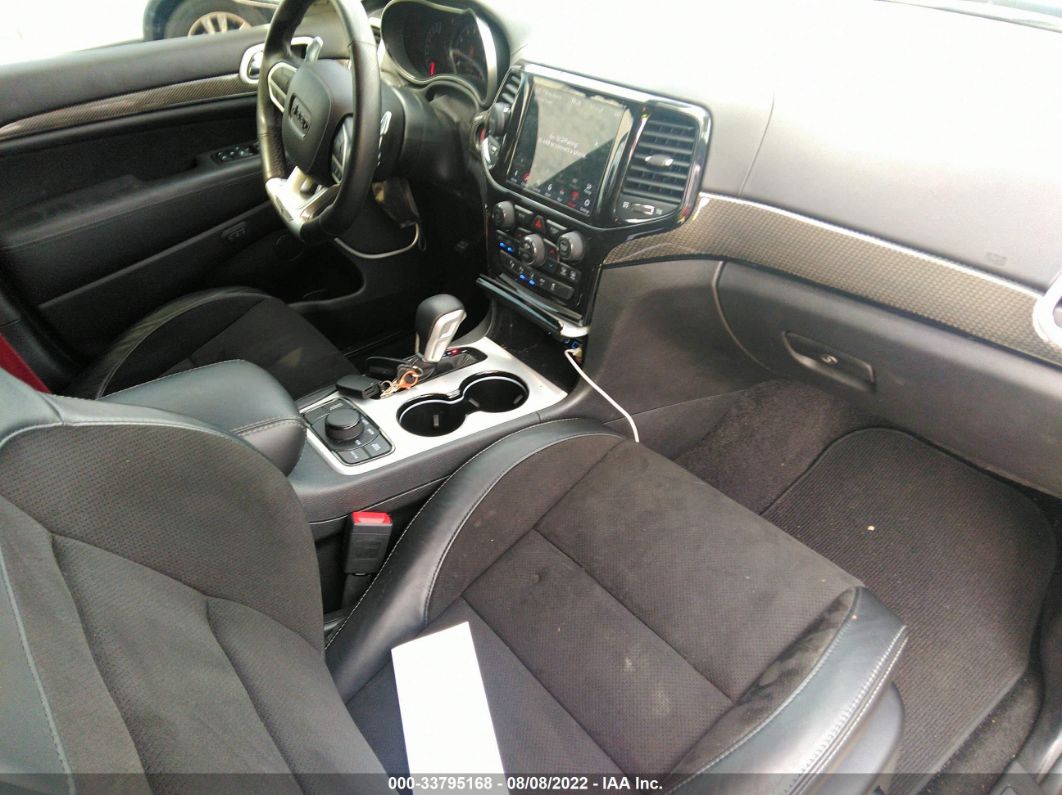2021 Jeep Grand Cherokee Trackhawk Black vin: 1C4RJFN93MC839823