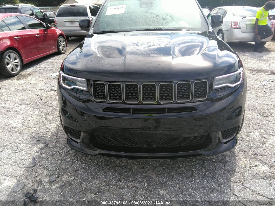 2021 Jeep Grand Cherokee Trackhawk Black vin: 1C4RJFN93MC839823