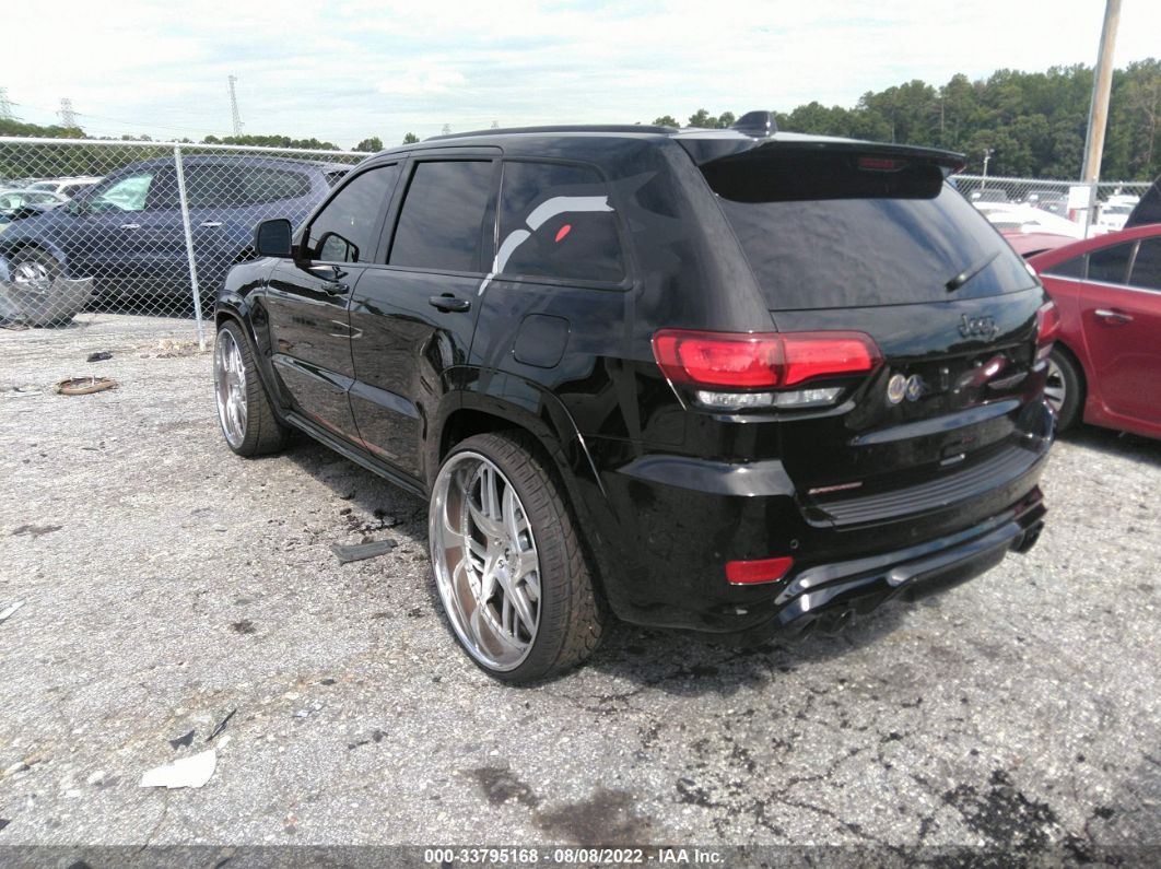 2021 Jeep Grand Cherokee Trackhawk Black vin: 1C4RJFN93MC839823