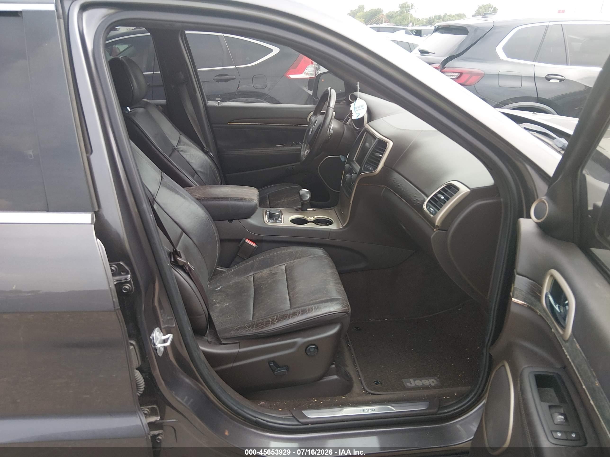 2014 Jeep Grand Cherokee   Gray vin: 1C4RJFT7EC441677 