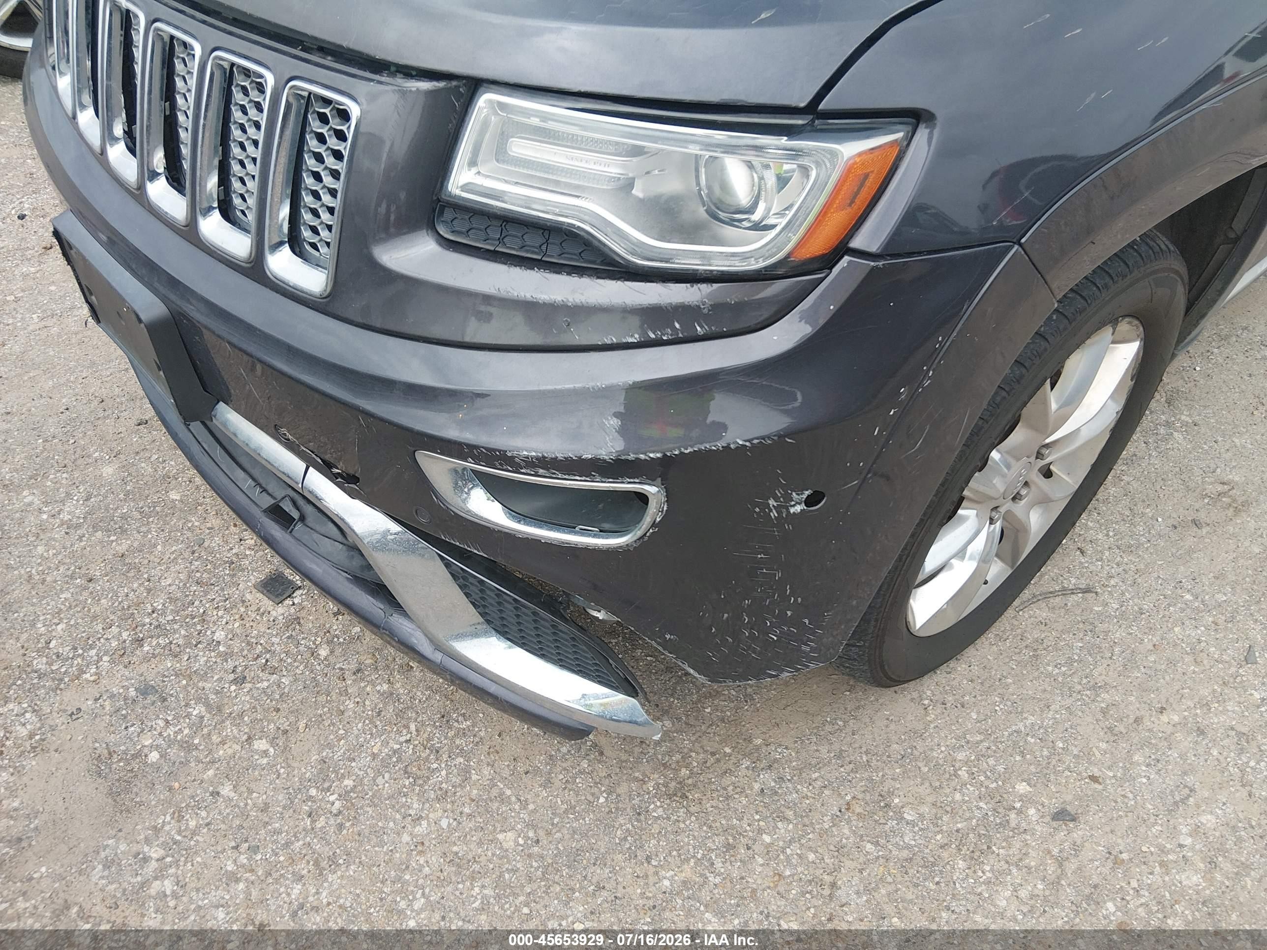 2014 Jeep Grand Cherokee   Gray vin: 1C4RJFT7EC441677 