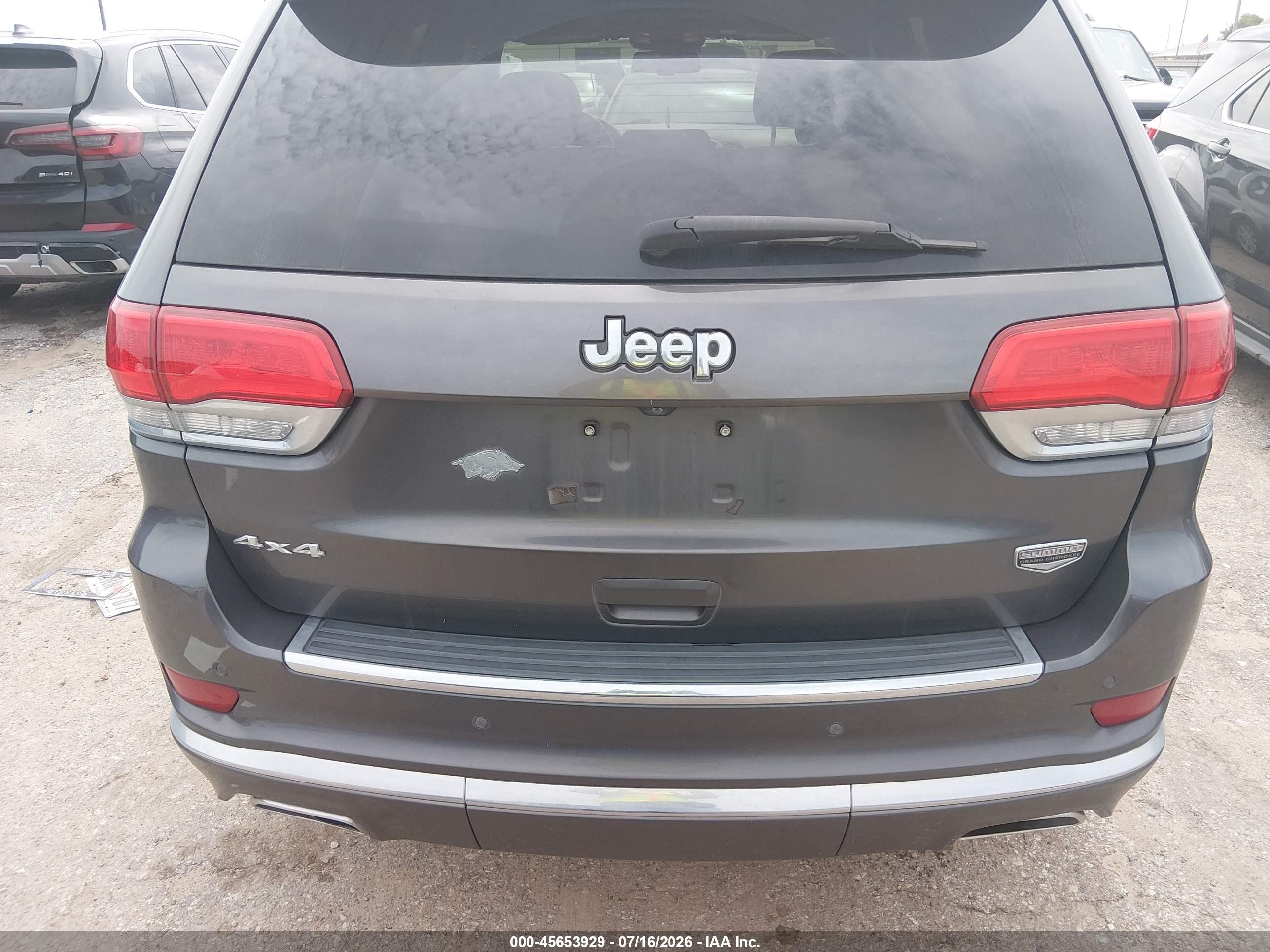 2014 Jeep Grand Cherokee   Gray vin: 1C4RJFT7EC441677 