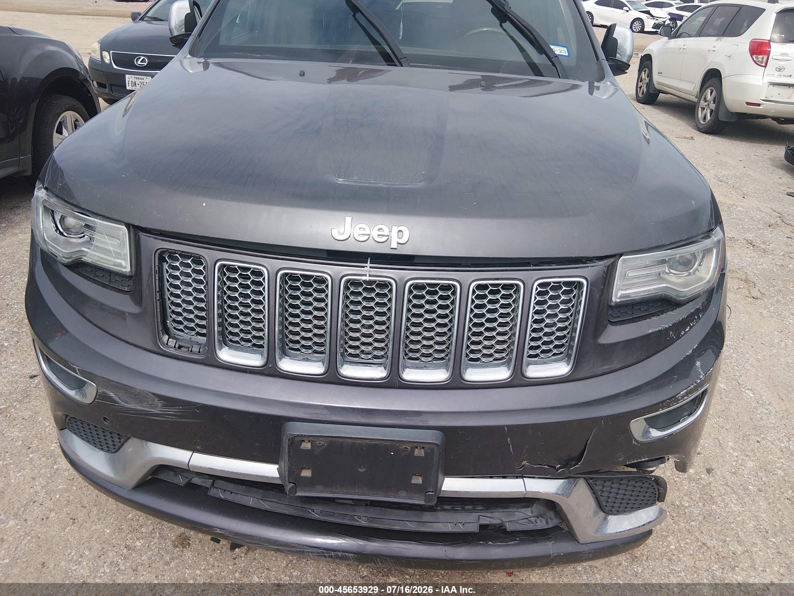 2014 Jeep Grand Cherokee   Gray vin: 1C4RJFT7EC441677 
