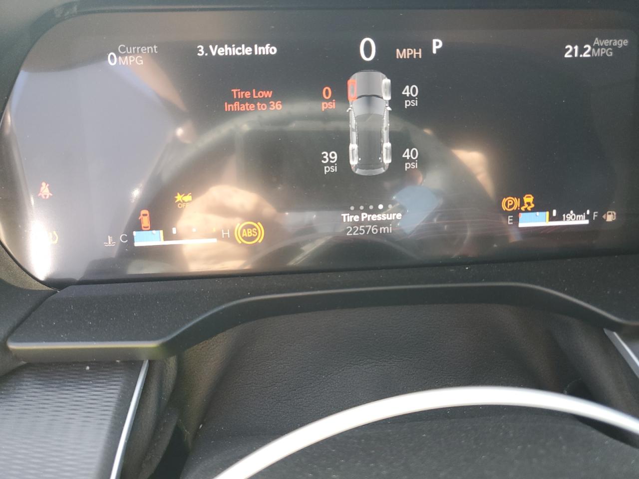 2025 Jeep Grand Cherokee Laredo Black vin: 1C4RJHAG0SC323318 Damage: Warning Light - Abs, On, Unacceptable