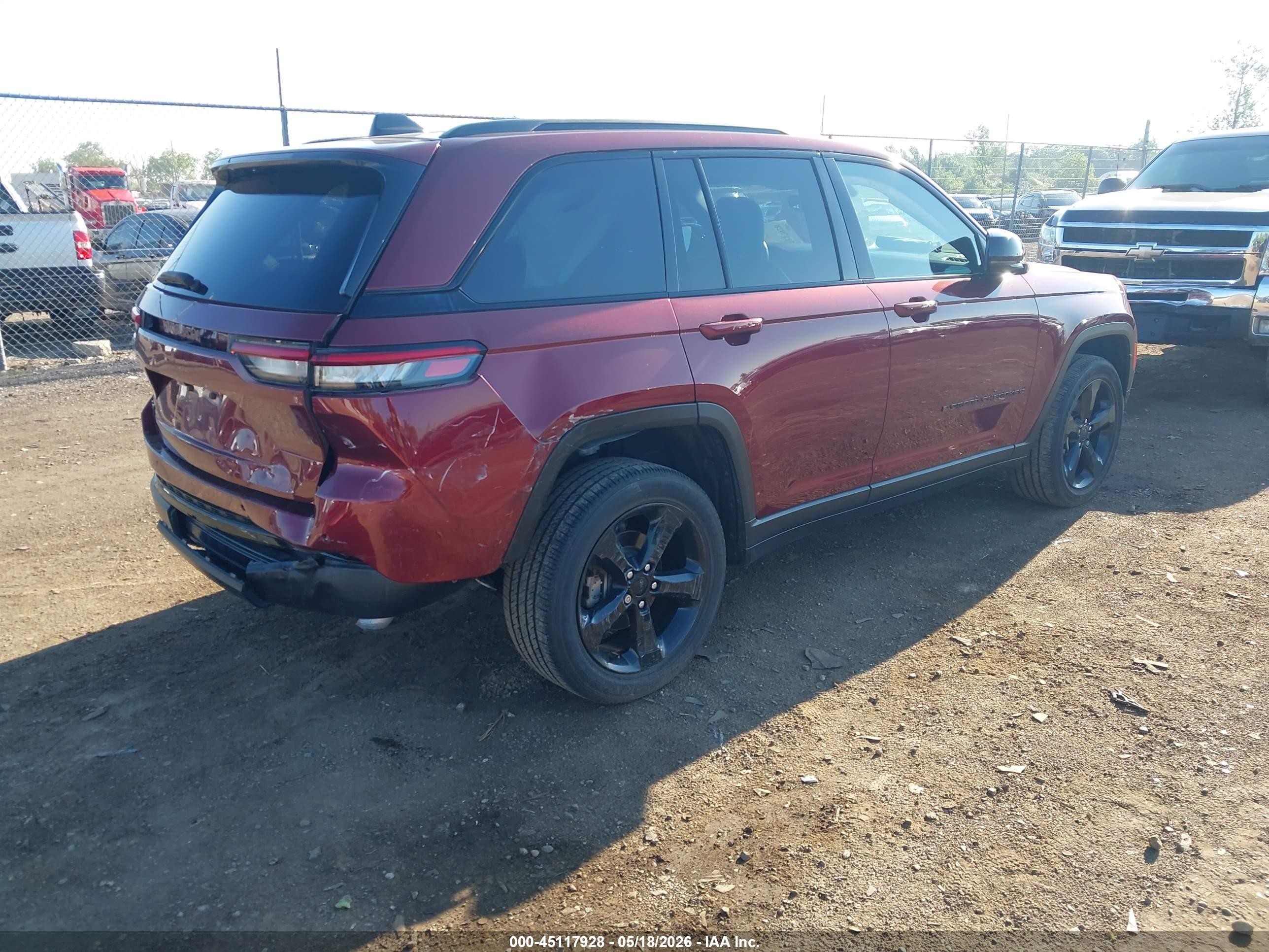 2022 Jeep Grand Cherokee Altitude 4x4 Темно-бордовый vin: 1C4RJHAG3N8610577