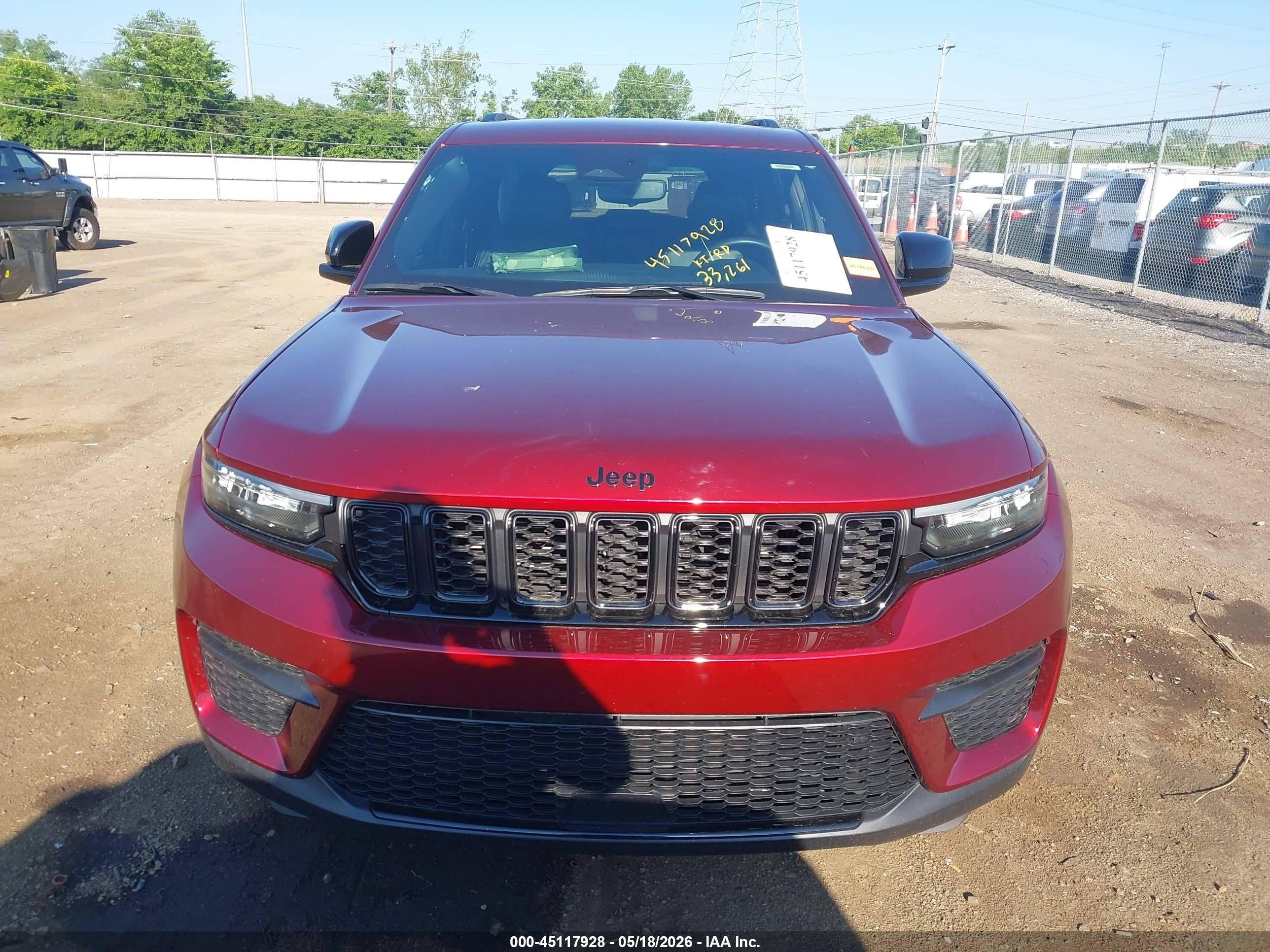 2022 Jeep Grand Cherokee Altitude 4x4 Темно-бордовый vin: 1C4RJHAG3N8610577
