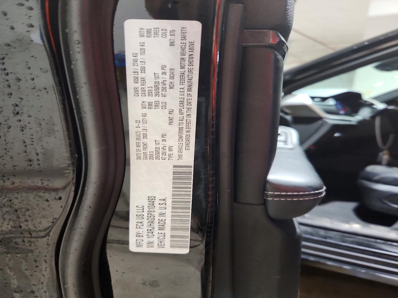 2023 Jeep Grand Cherokee Laredo Black vin: 1C4RJHAG5P8104493