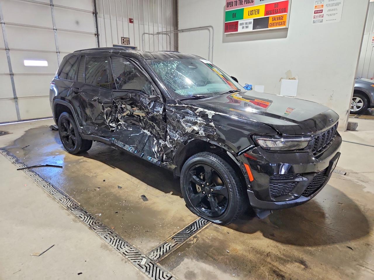 2023 Jeep Grand Cherokee Laredo Black vin: 1C4RJHAG5P8104493