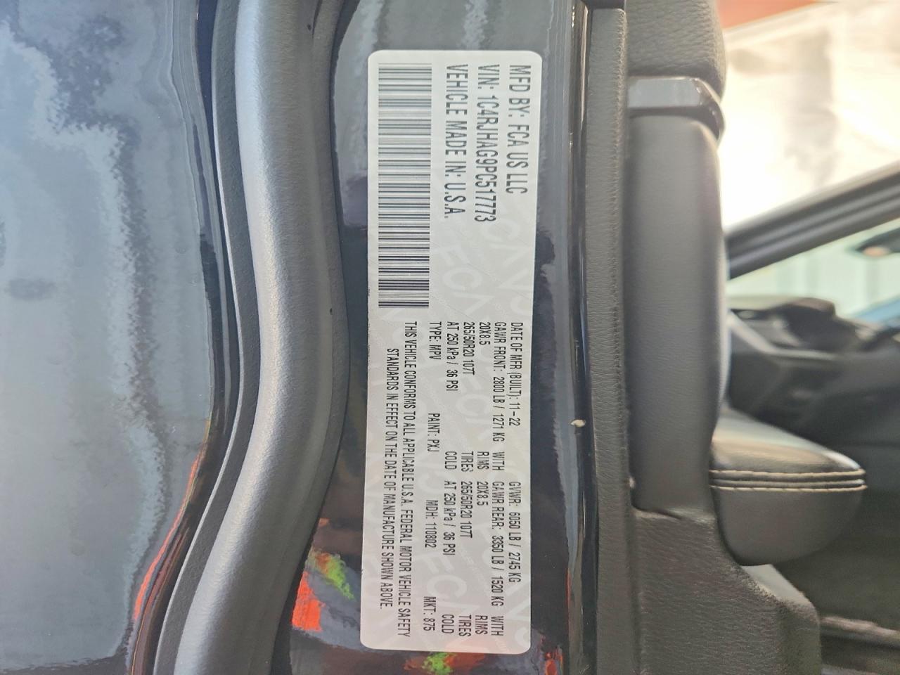 2023 Jeep Grand Cherokee Laredo Black vin: 1C4RJHAG9PC517773