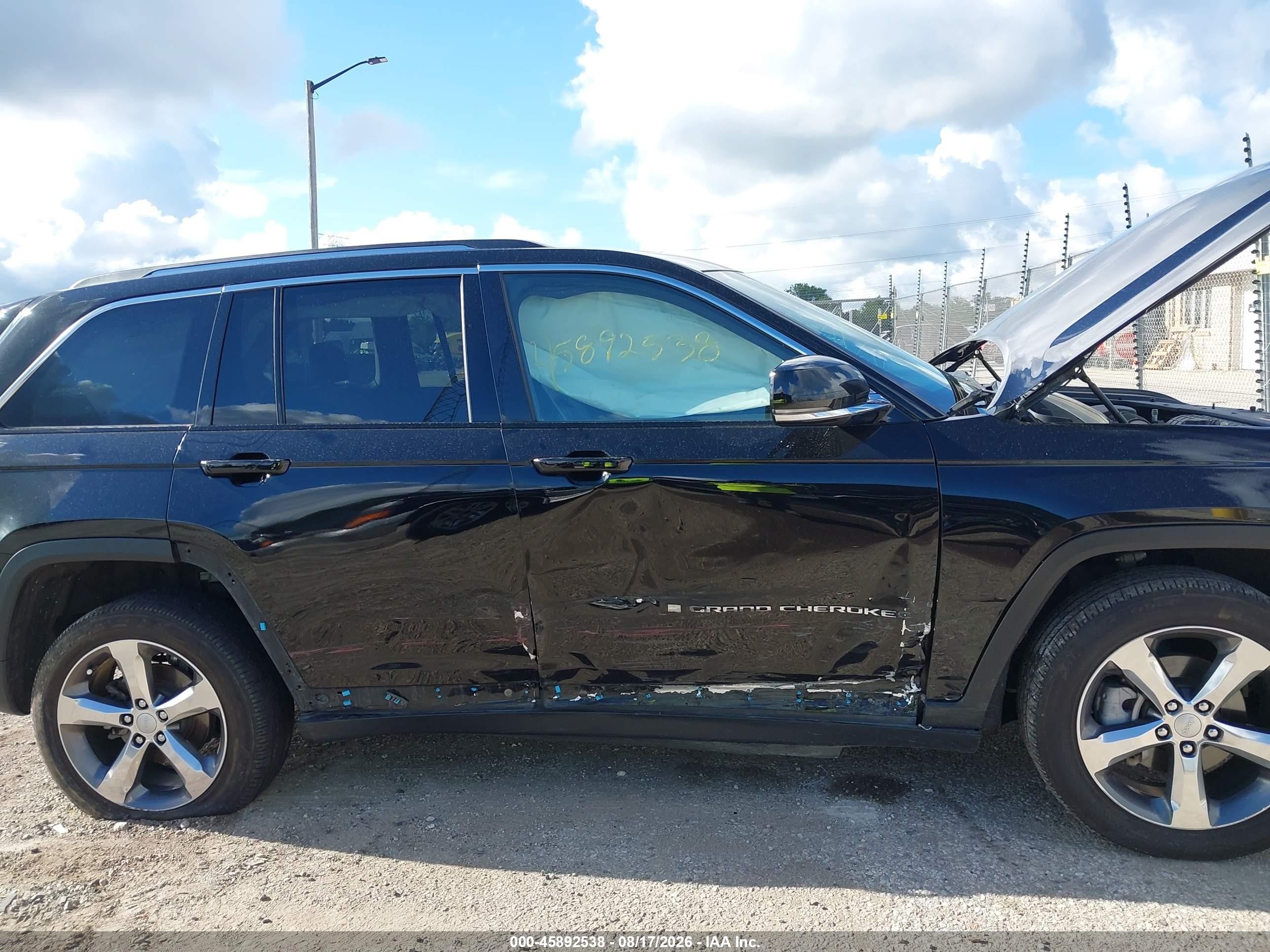 2022 Jeep Grand Cherokee Limited 4x4 Black vin: 1C4RJHBG4N8635048