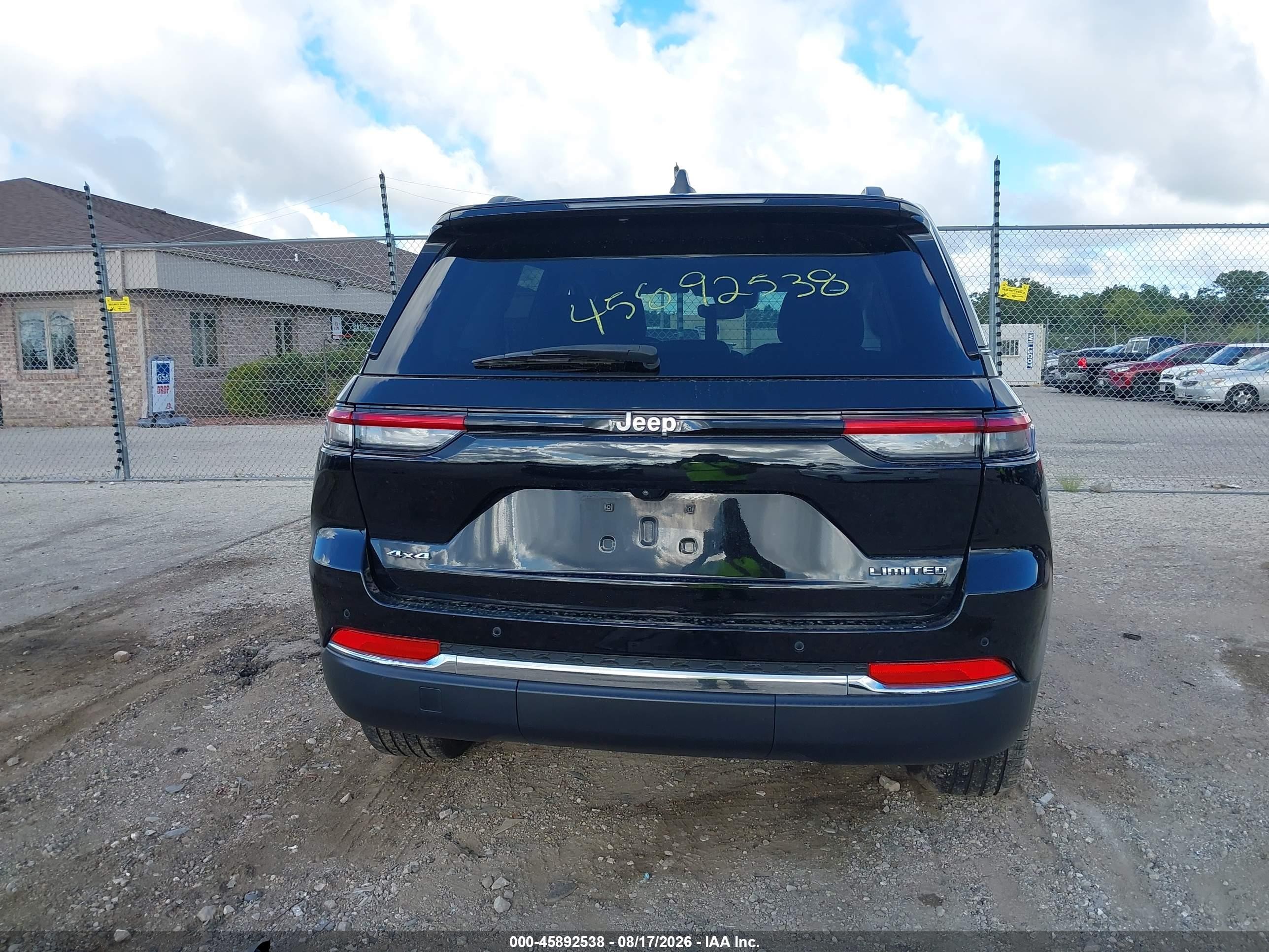 2022 Jeep Grand Cherokee Limited 4x4 Black vin: 1C4RJHBG4N8635048